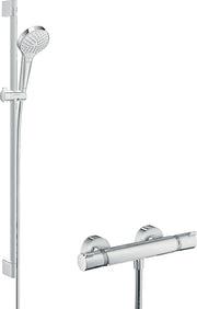 Croma Select S Shower system 110 Vario with Ecostat Comfort thermostatic mixer and shower rail 90 cm