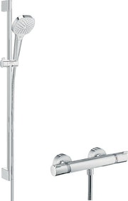 Croma Select E Shower system 110 Vario with Ecostat Comfort thermostatic mixer and shower rail 90 cm