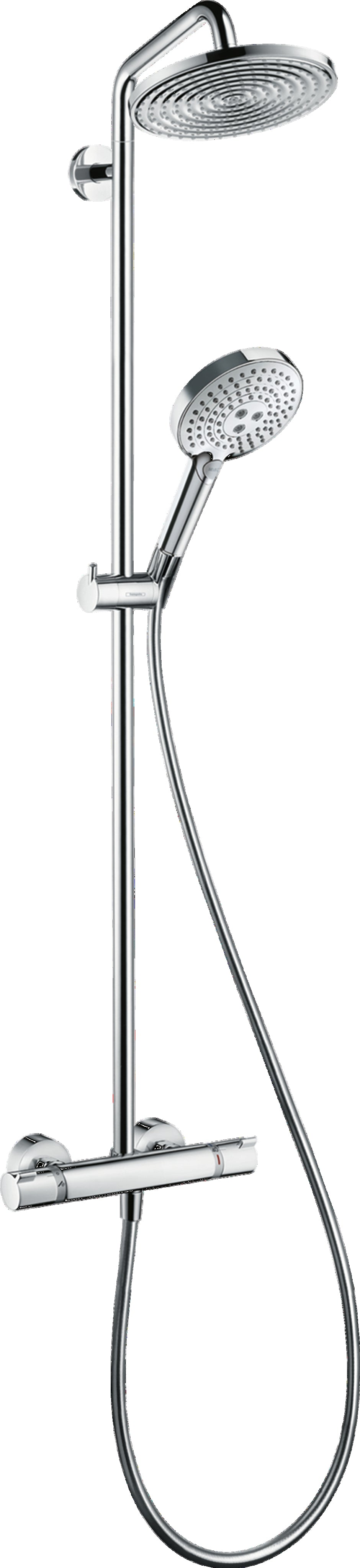 Raindance S Showerpipe 240 1jet EcoSmart with thermostatic shower mixer