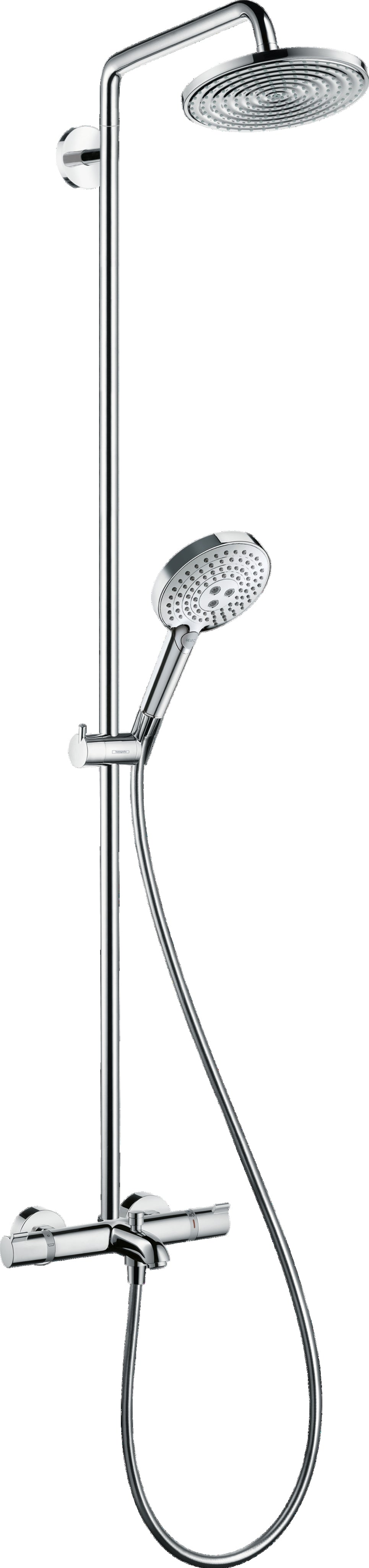 Raindance S Showerpipe 240 1jet with thermostatic bath mixer