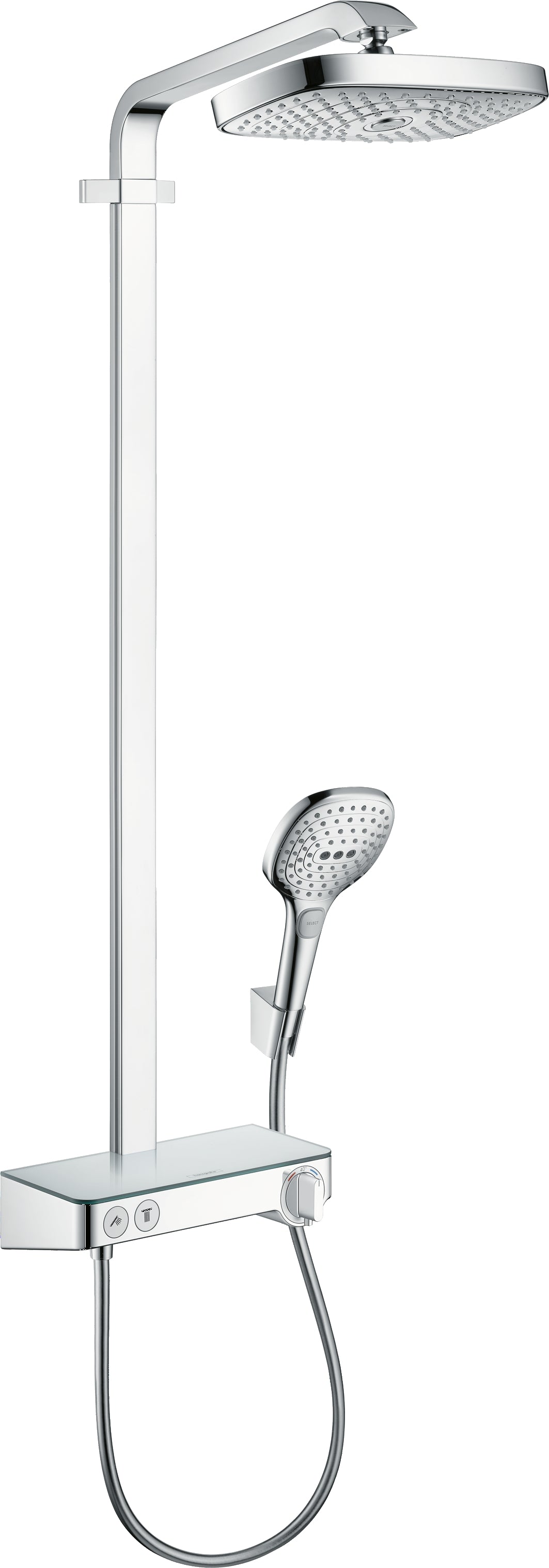 Raindance Select E Showerpipe 300 2jet with ShowerTablet Select 300