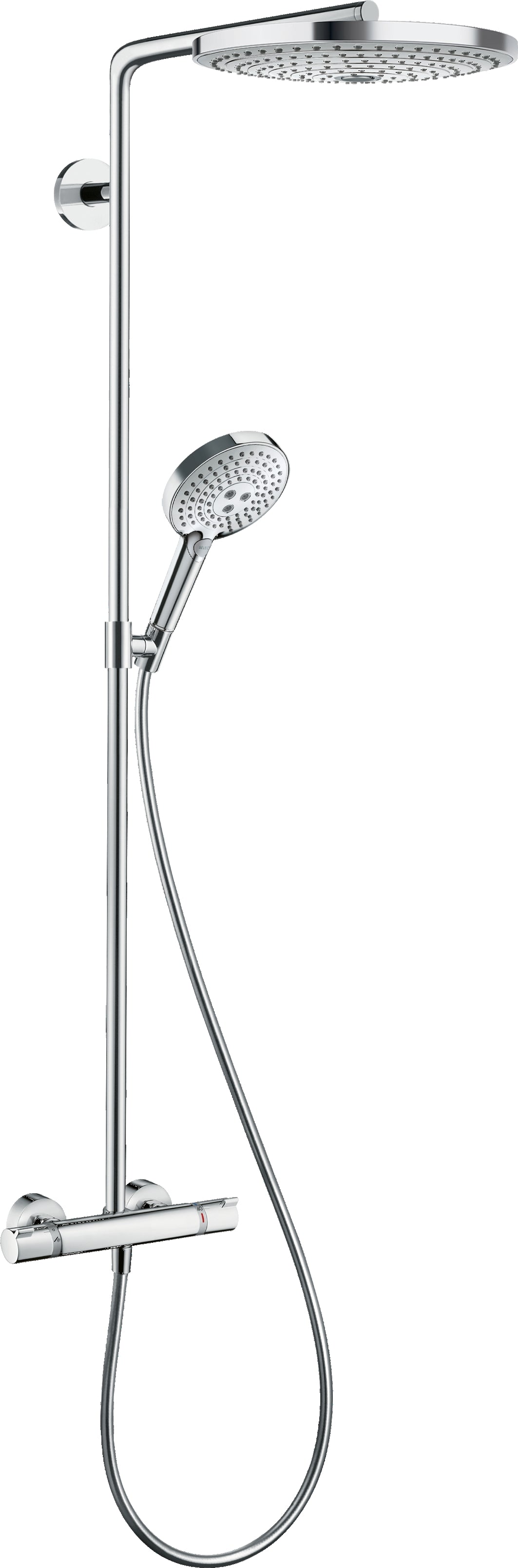 Raindance Select S Showerpipe 300 2jet with thermostatic shower mixer