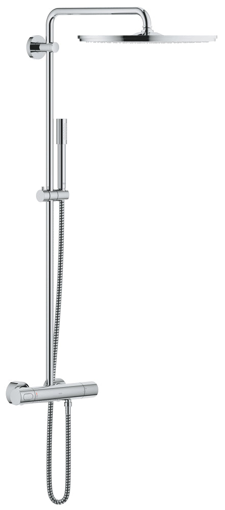 Rainshower System 400 Shower system with thermostat for wall mounting