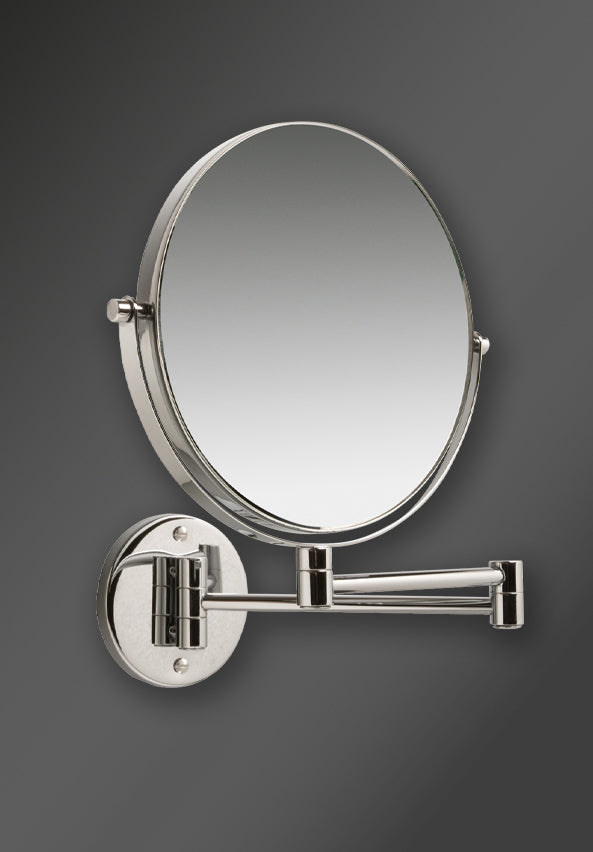 WALL MOUNTED MIRROR CHROME