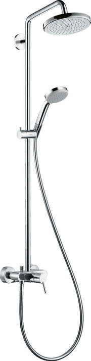 Croma Showerpipe 220 1jet with manual shower mixer