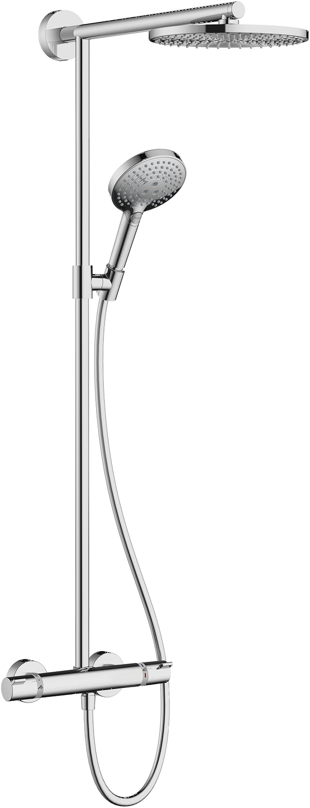 Raindance Showerpipe 240 1jet EcoSmart with thermostatic shower mixer