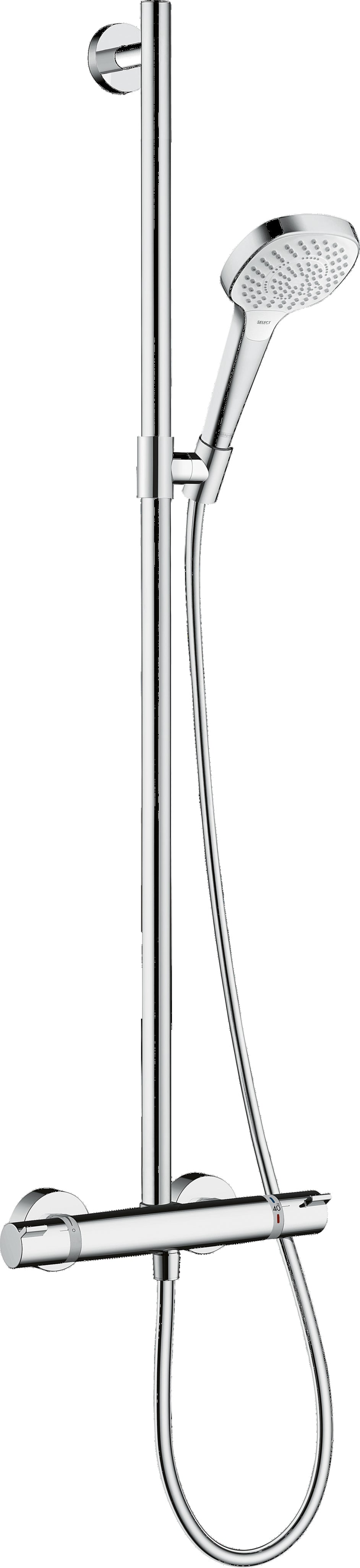 Croma Select E SemiPipe Multi with thermostatic shower mixer