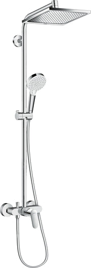 Crometta E Showerpipe 240 1jet with manual shower mixer