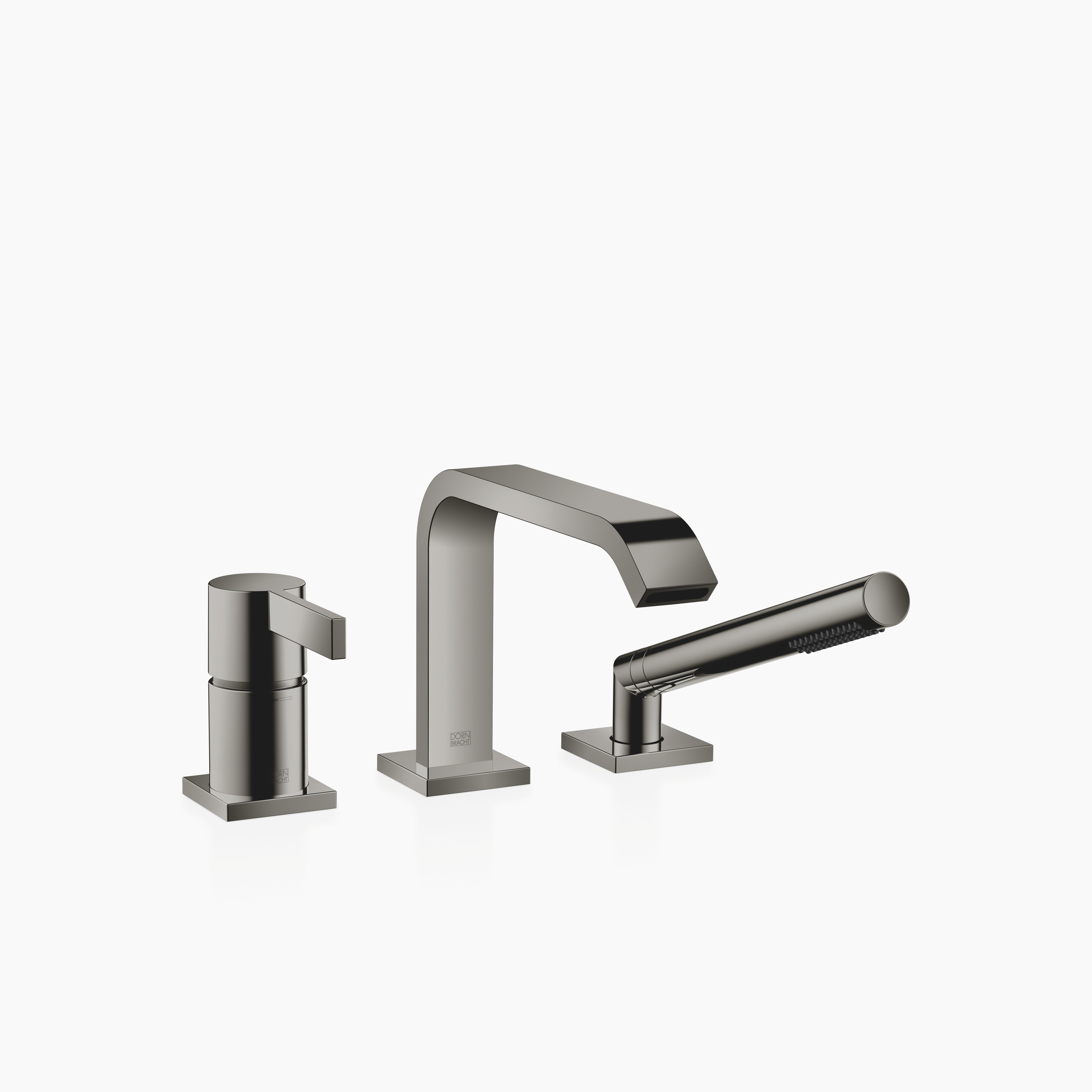 Imo Three Hole Single Lever Bath Mixer For Bath Rim Or Tile Edge Installation Chrome