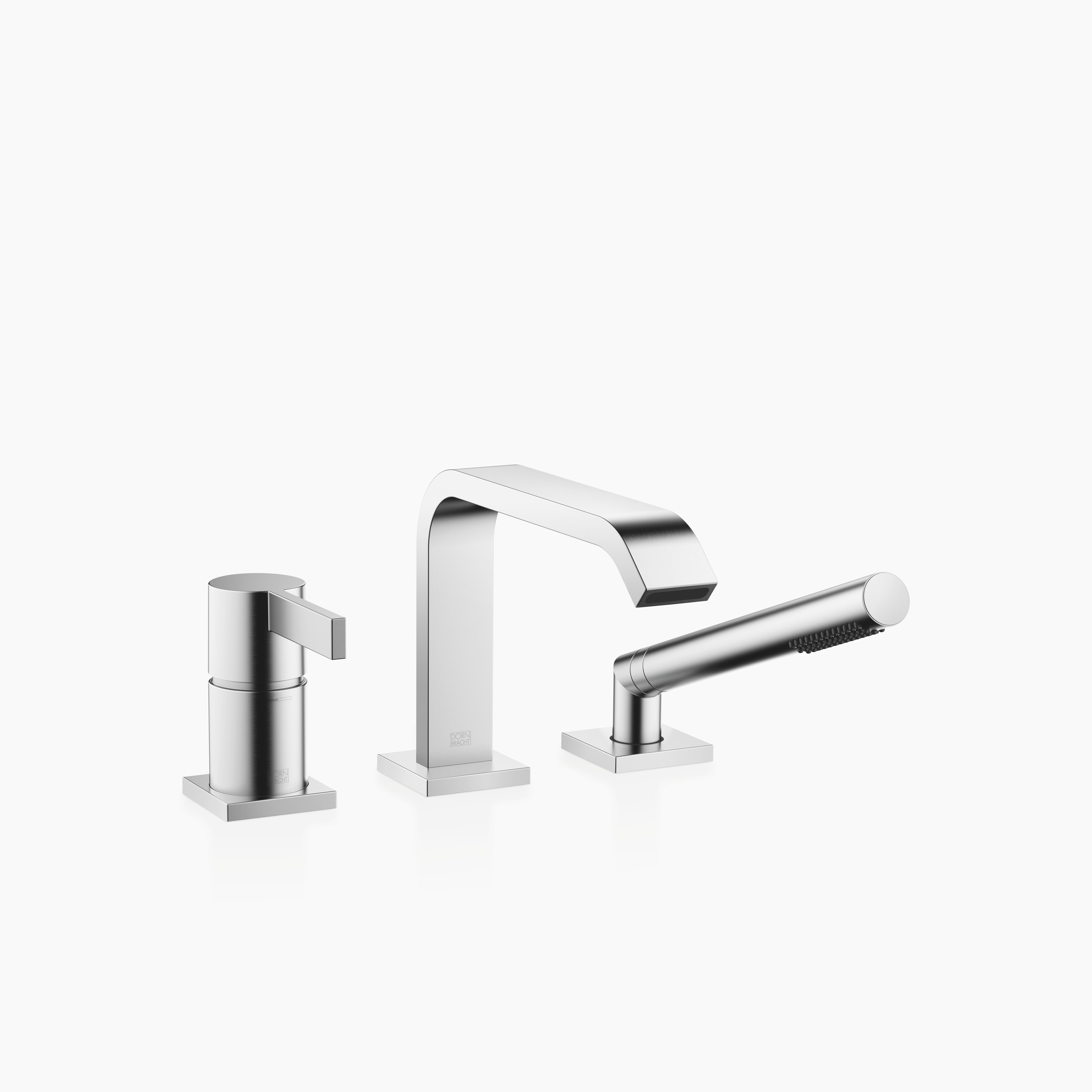 Imo Three Hole Single Lever Bath Mixer For Bath Rim Or Tile Edge Installation Chrome