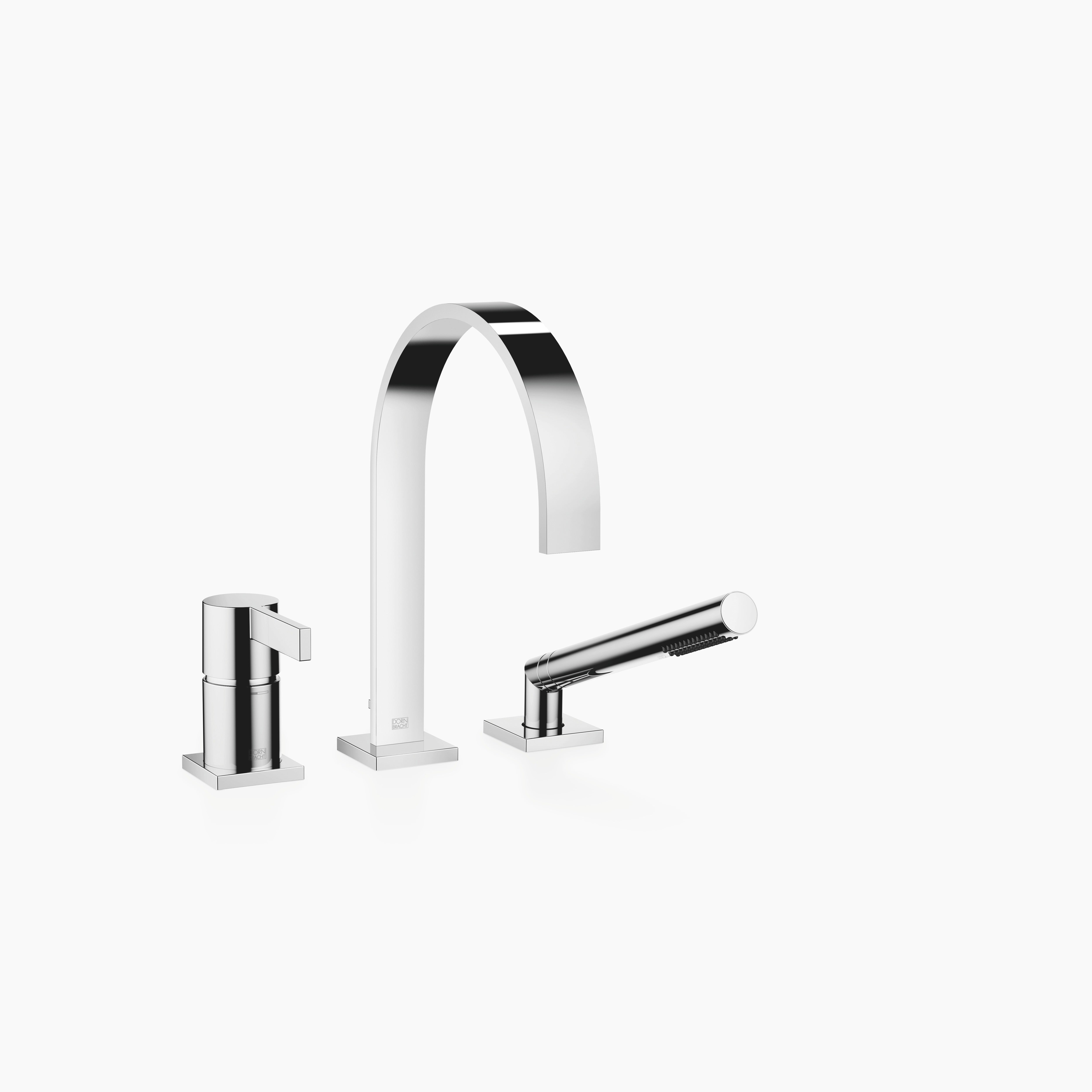 Mem Three Hole Single Lever Bath Mixer For Bath Rim Or Tile Edge Installation Chrome