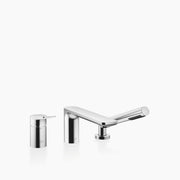 Liss Three Hole Single Lever Bath Mixer For Bath Rim Or Tile Edge Installation Chrome