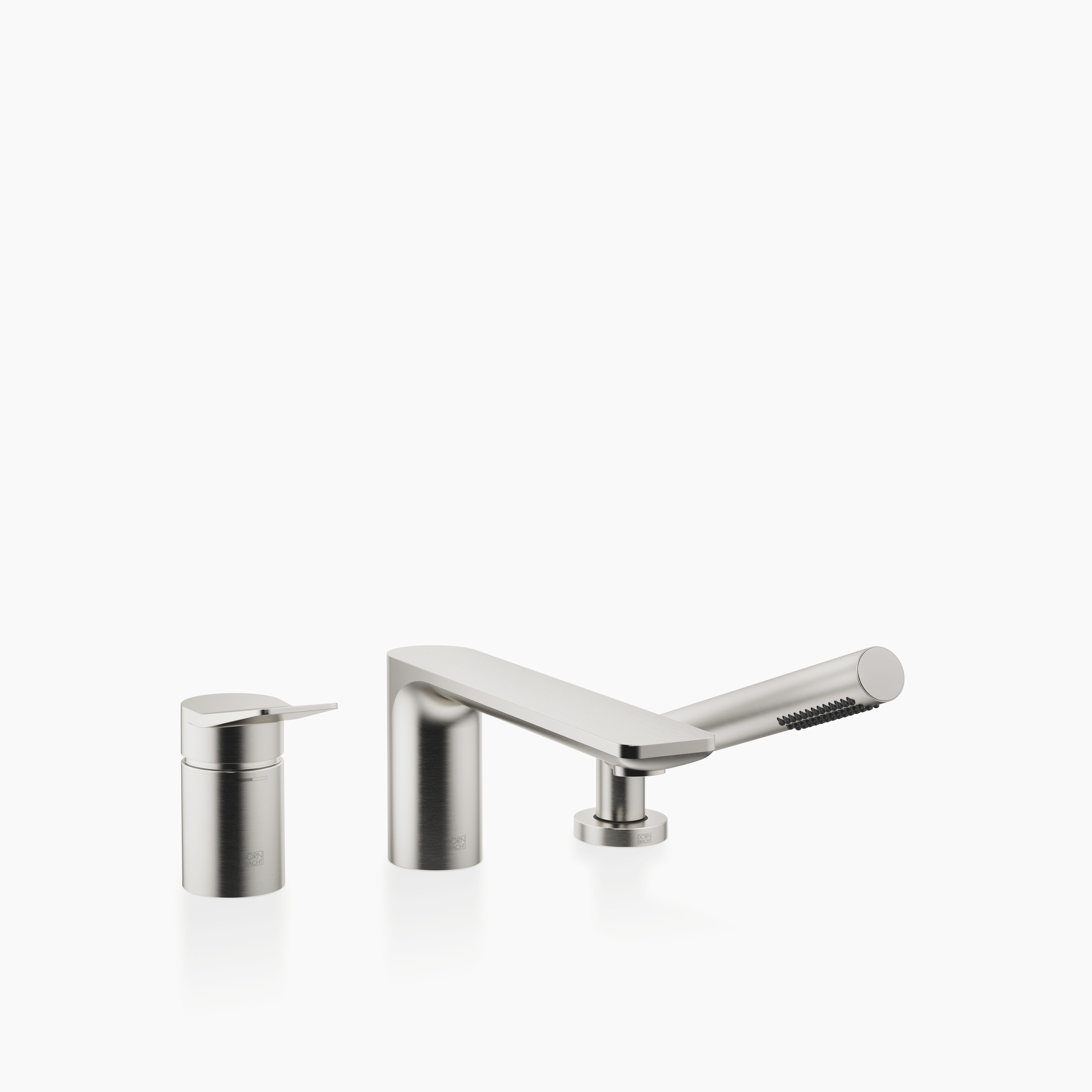 Liss Three Hole Single Lever Bath Mixer For Bath Rim Or Tile Edge Installation Chrome