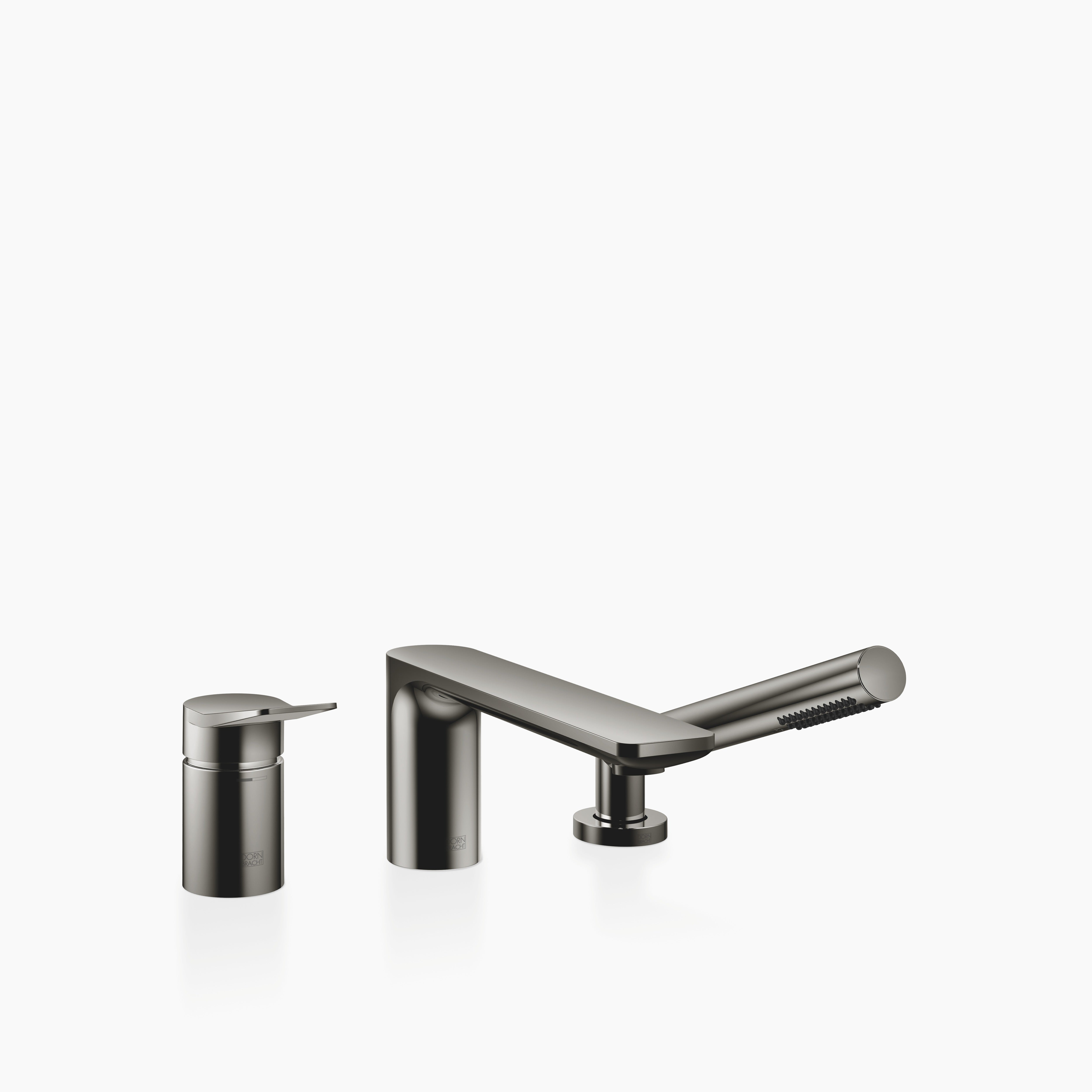 Liss Three Hole Single Lever Bath Mixer For Bath Rim Or Tile Edge Installation Chrome