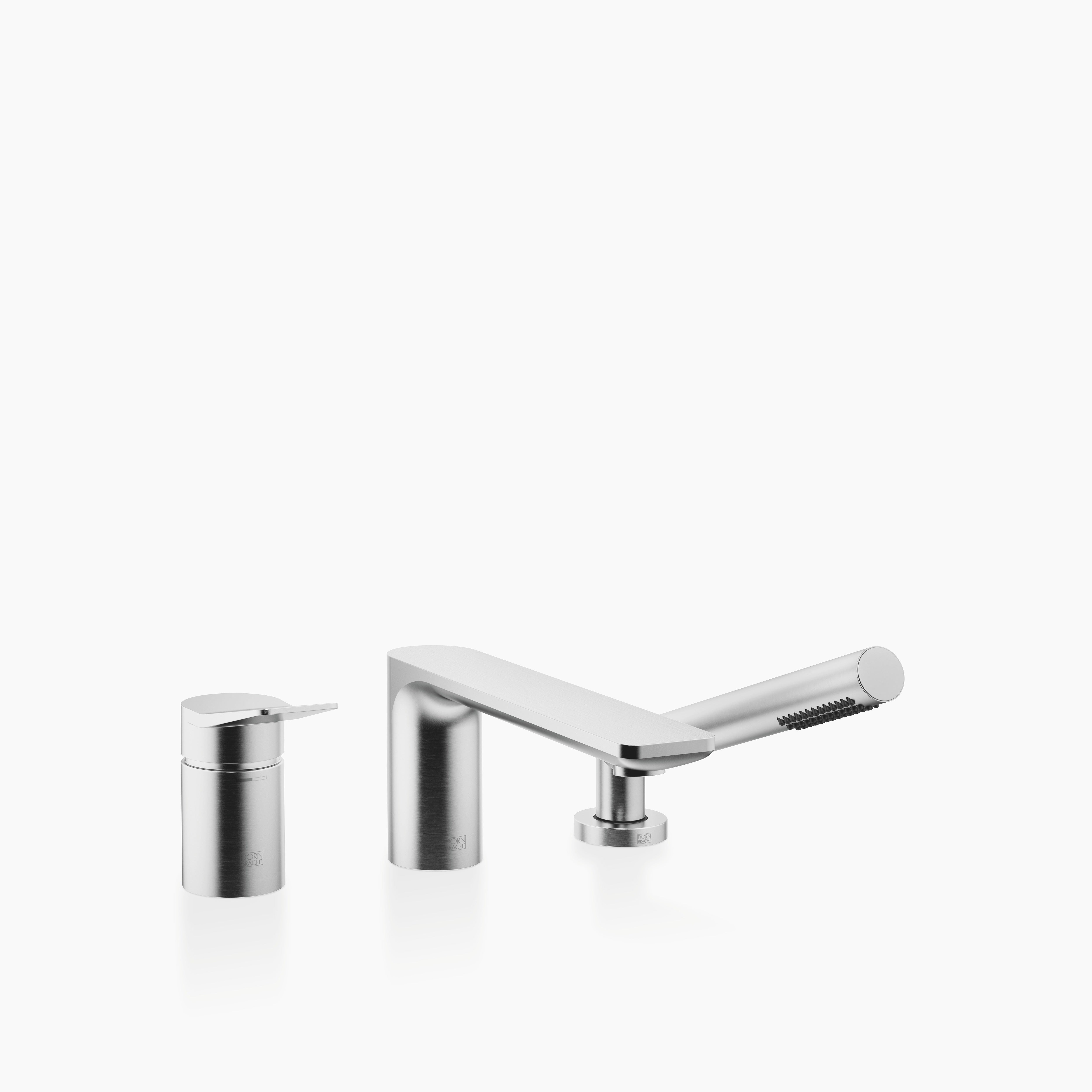 Liss Three Hole Single Lever Bath Mixer For Bath Rim Or Tile Edge Installation Chrome