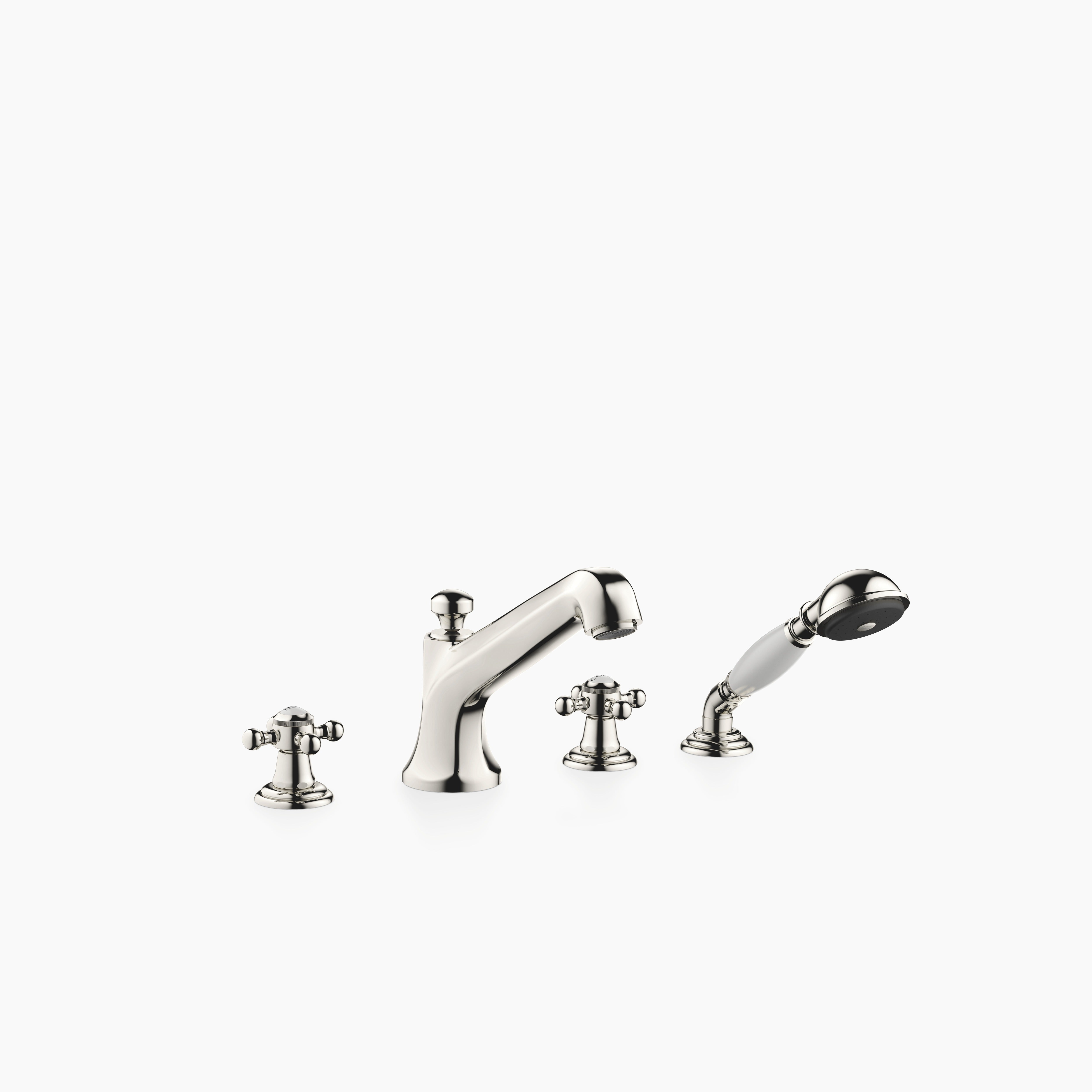 Madison Bath Shower Set For Bath Rim Or Tile Edge Installation Chrome