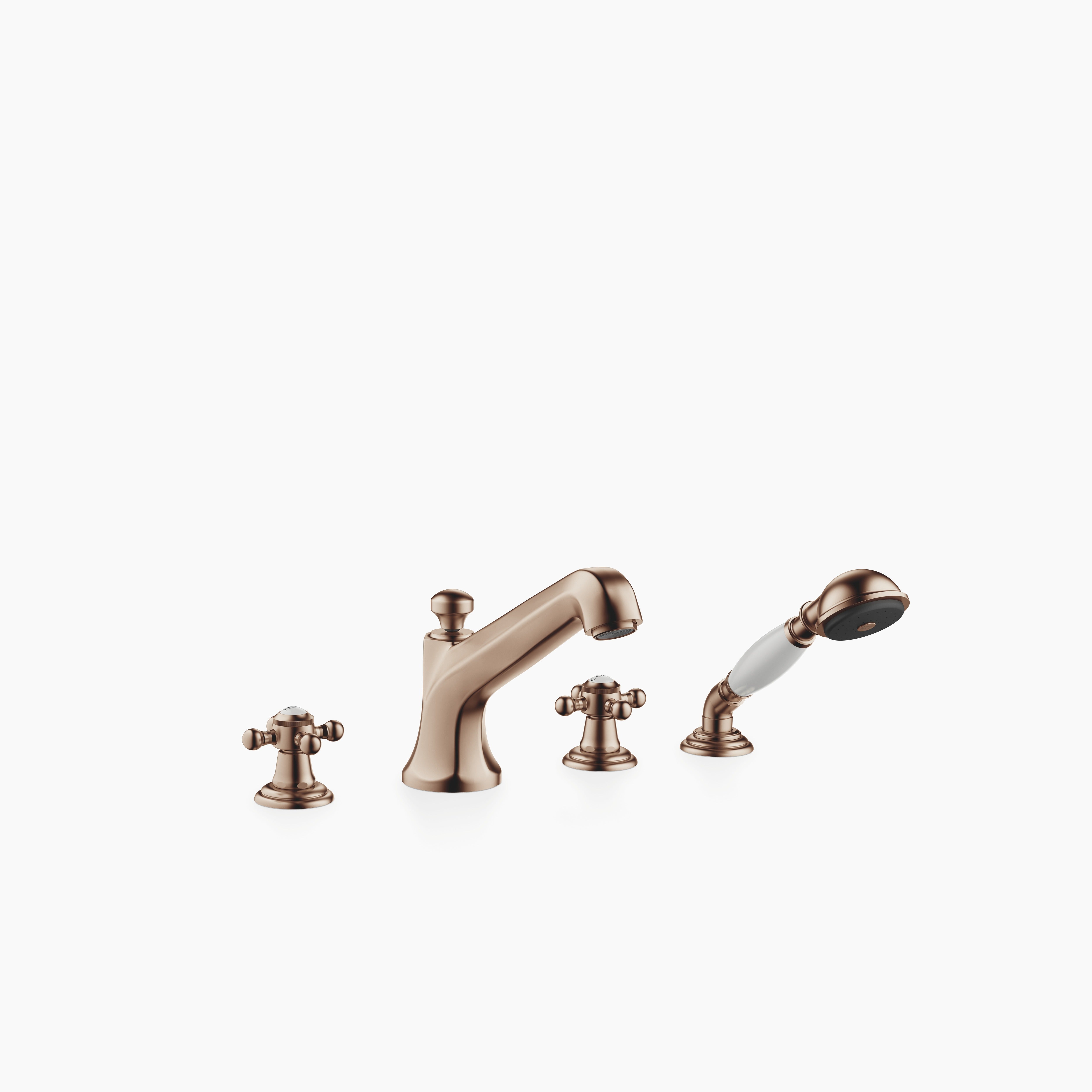 Madison Bath Shower Set For Bath Rim Or Tile Edge Installation Chrome