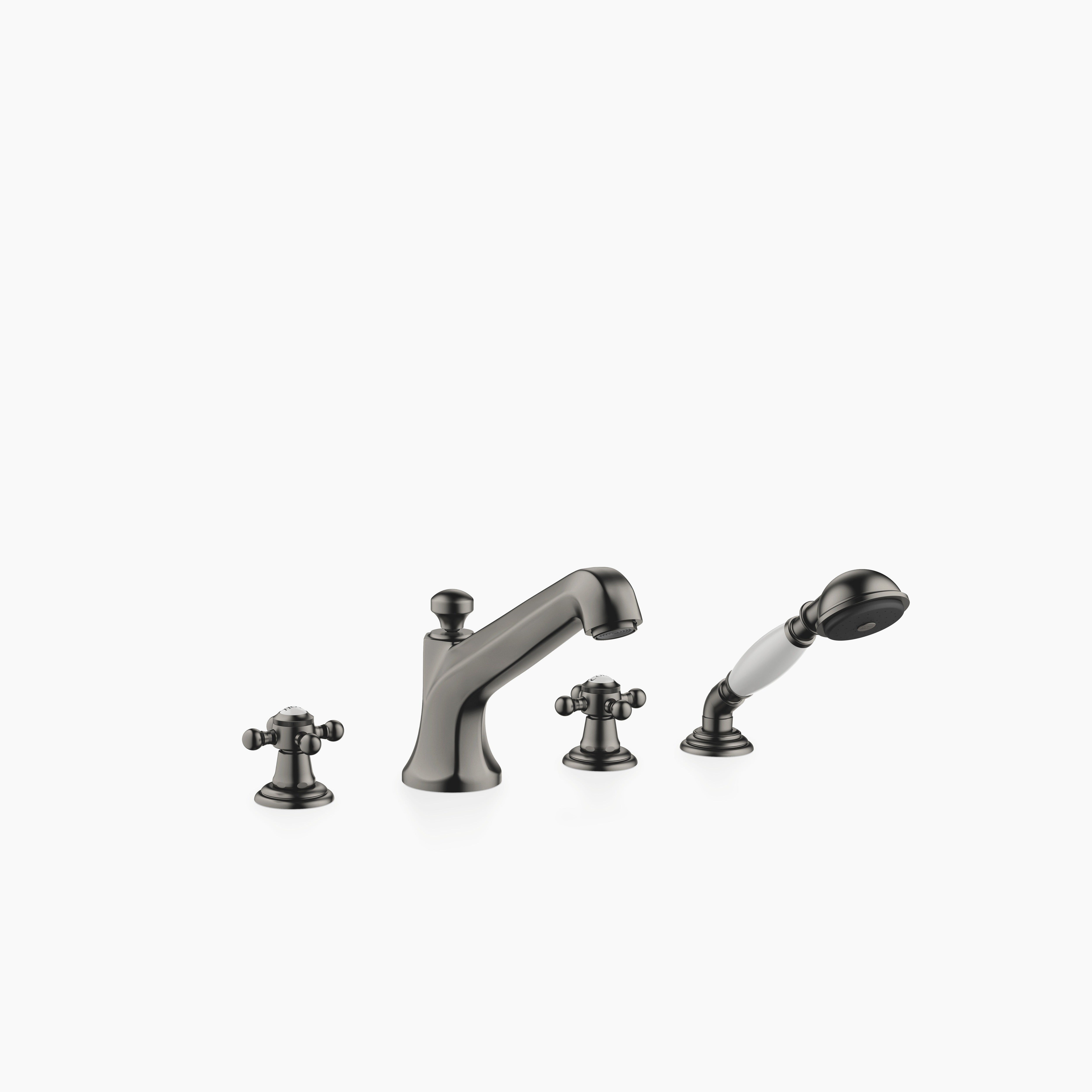 Madison Bath Shower Set For Bath Rim Or Tile Edge Installation Chrome