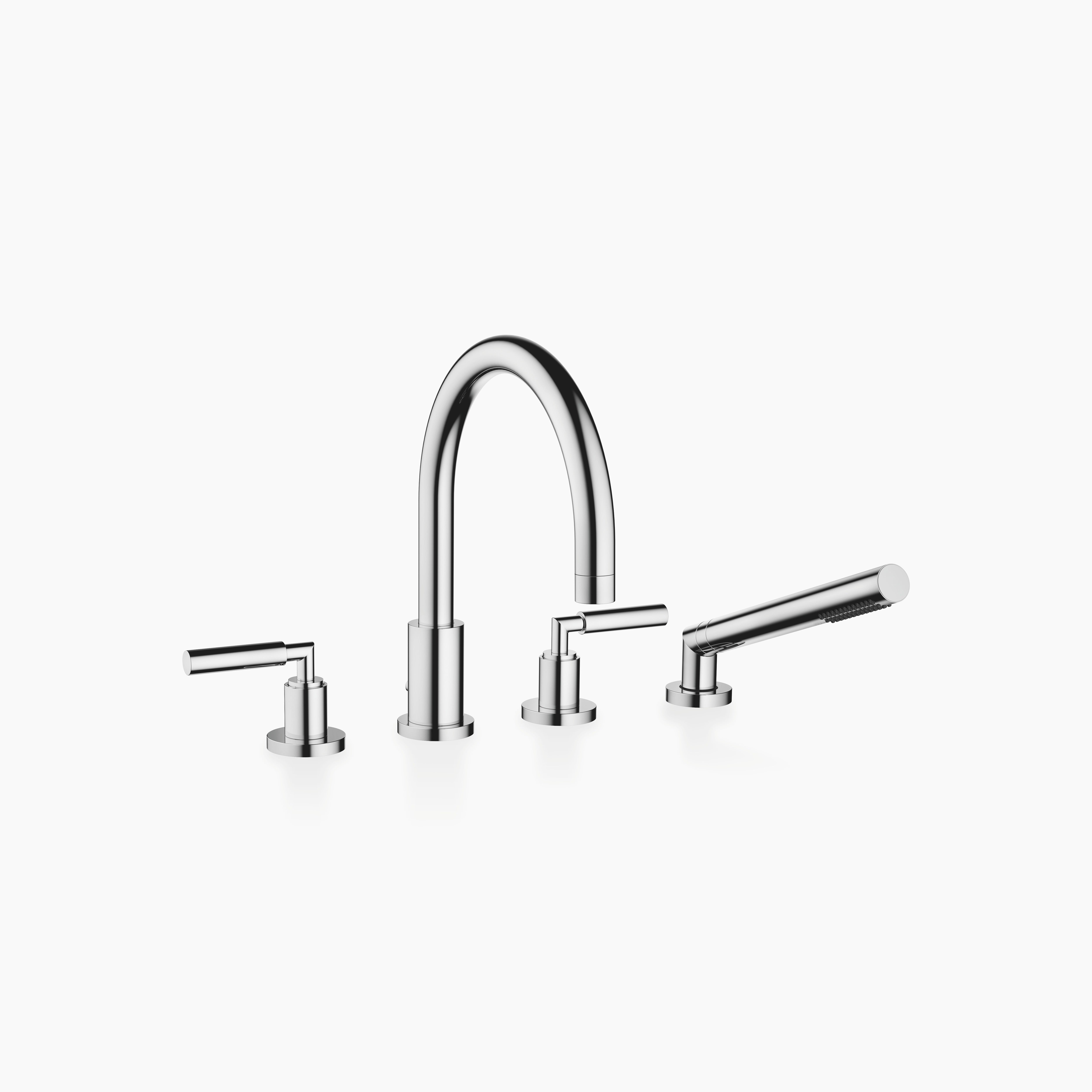 Tara Bath Shower Set For Bath Rim Or Tile Edge Installation Chrome