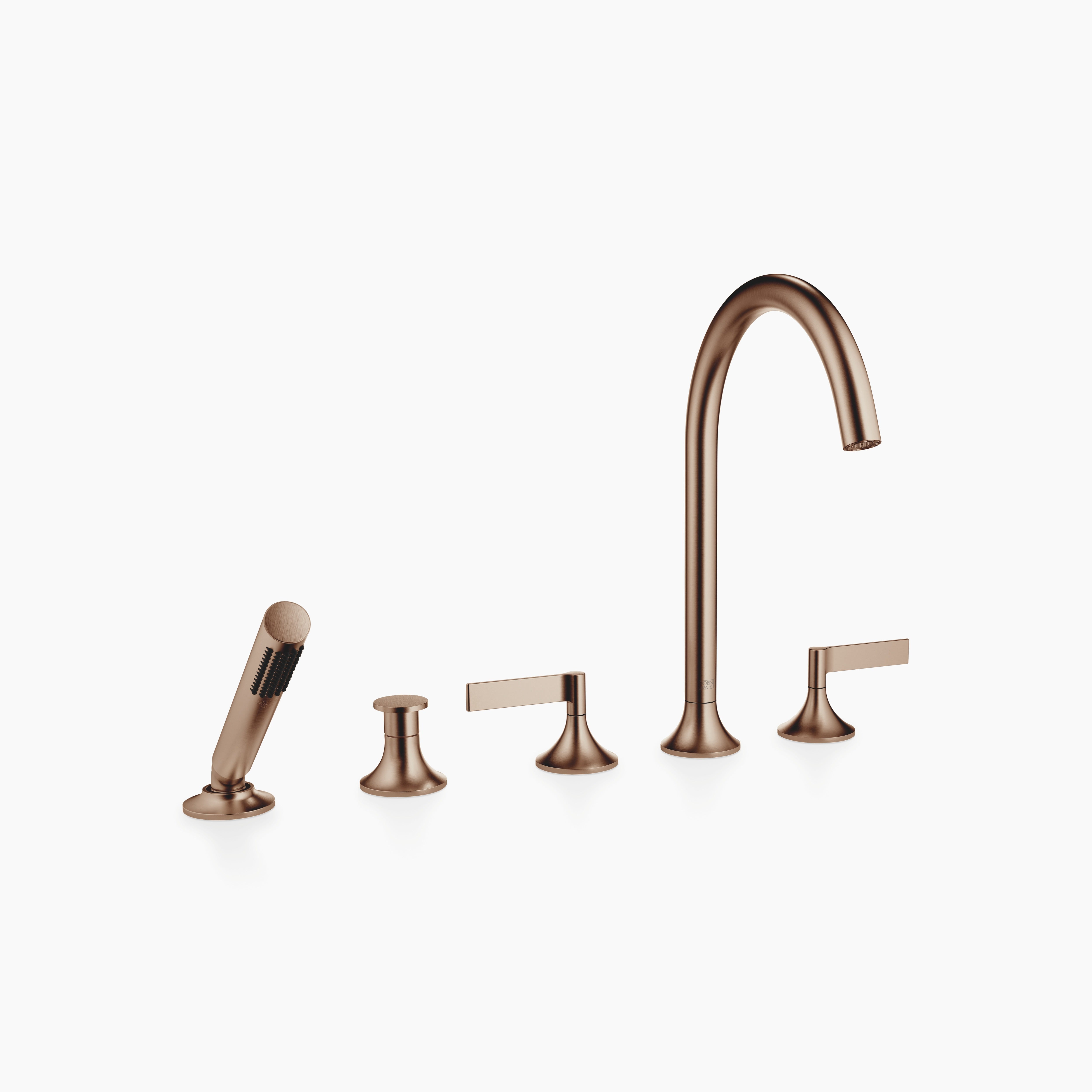 Vaia Five Hole Bath Mixer For Deck Mounting With Diverter Chrome II