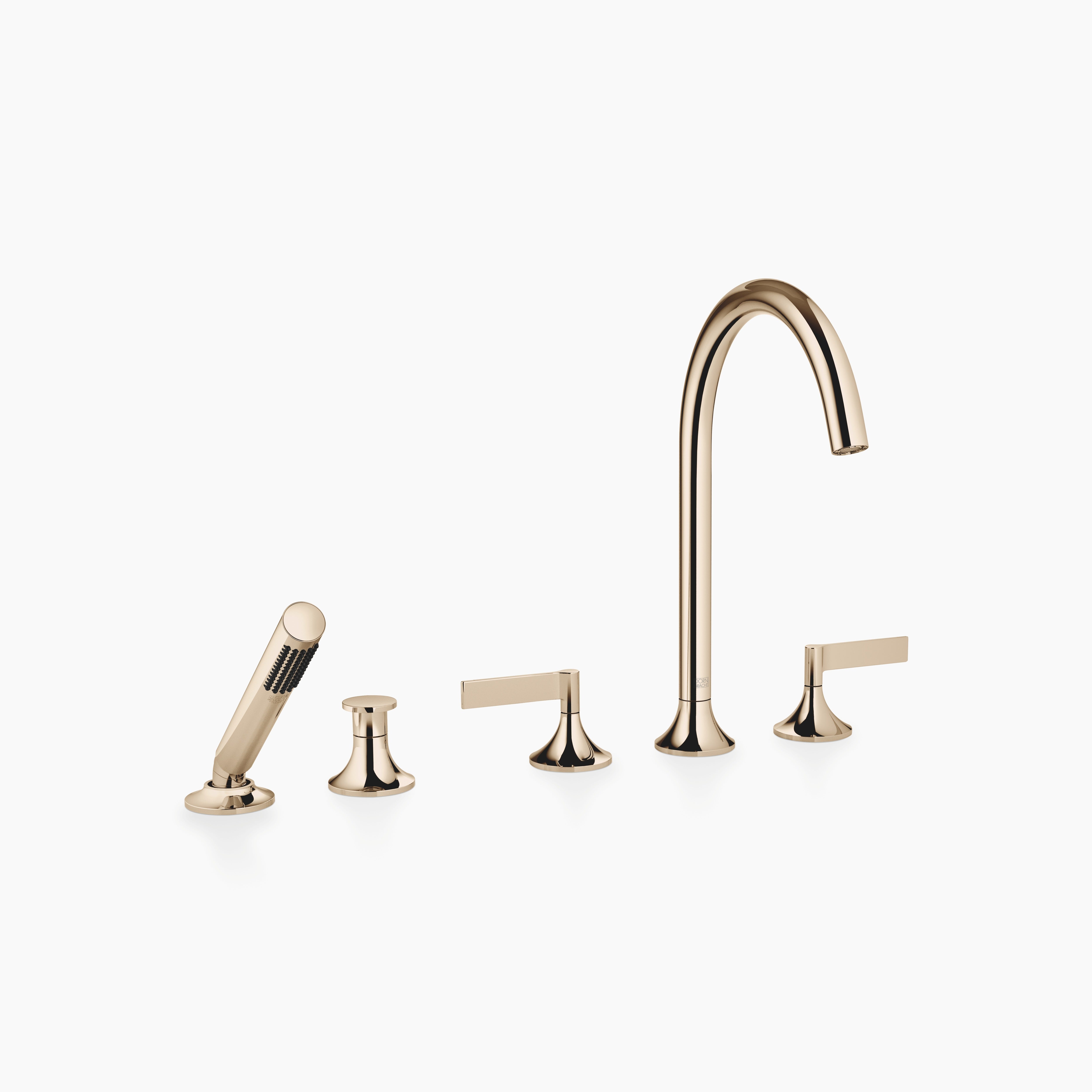 Vaia Five Hole Bath Mixer For Deck Mounting With Diverter Chrome II