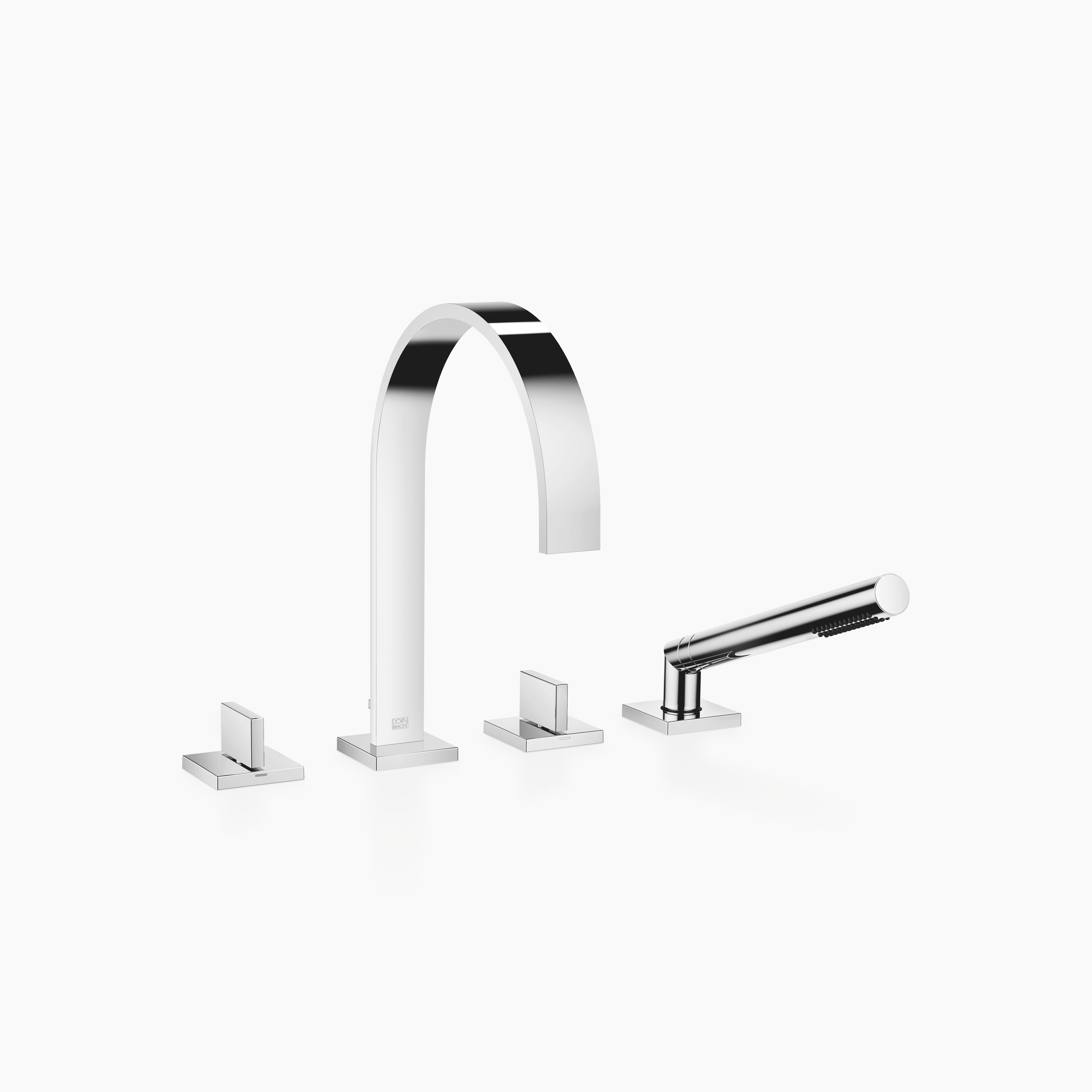 Mem Bath Shower Set For Bath Rim Or Tile Edge Installation Chrome
