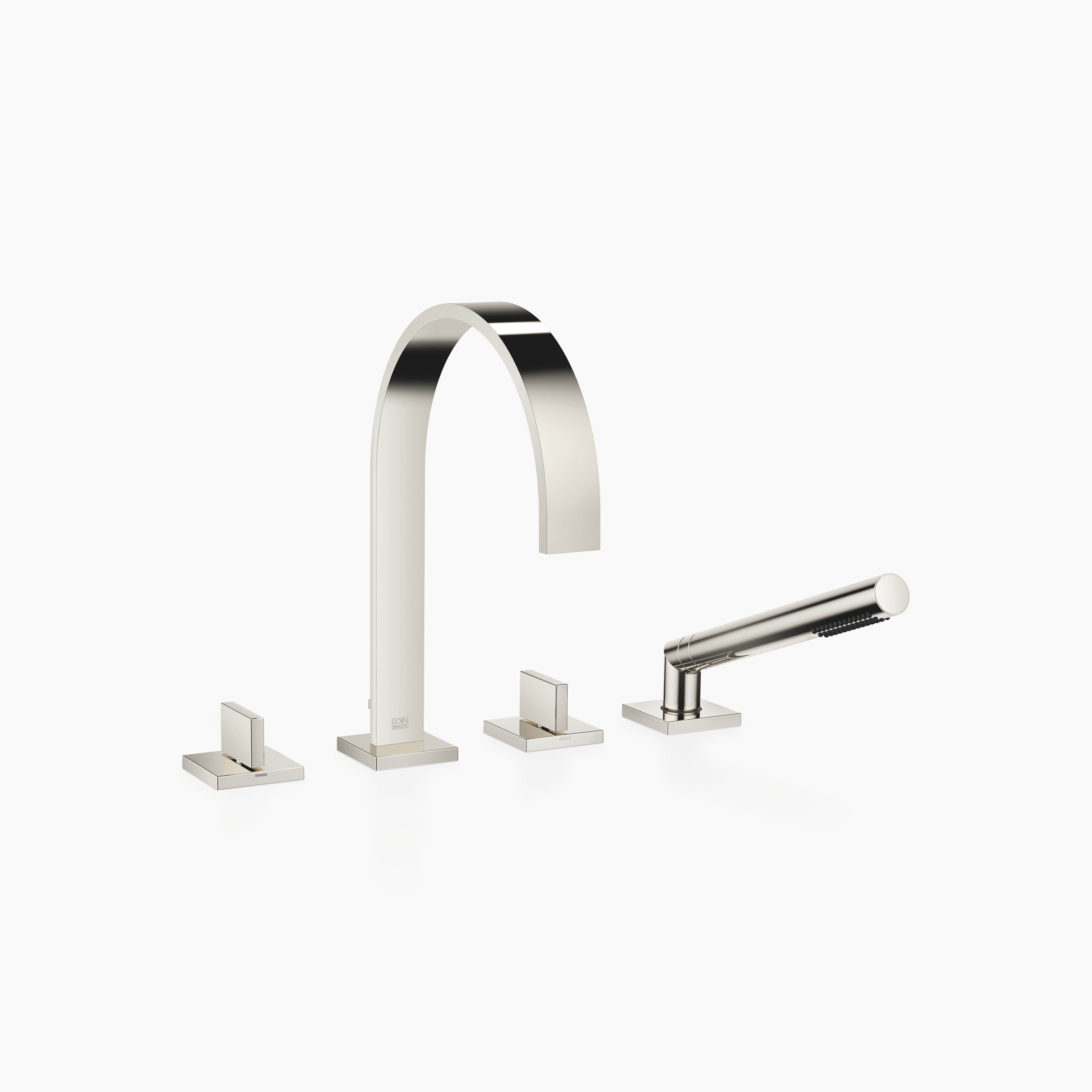 Mem Bath Shower Set For Bath Rim Or Tile Edge Installation Chrome