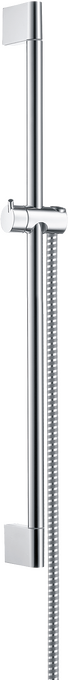 Unica Shower rail Crometta 65 cm with Metaflex shower hose 160 cm