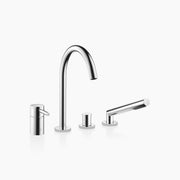 Meta Bath Shower Set For Bath Rim Or Tile Edge Installation Chrome