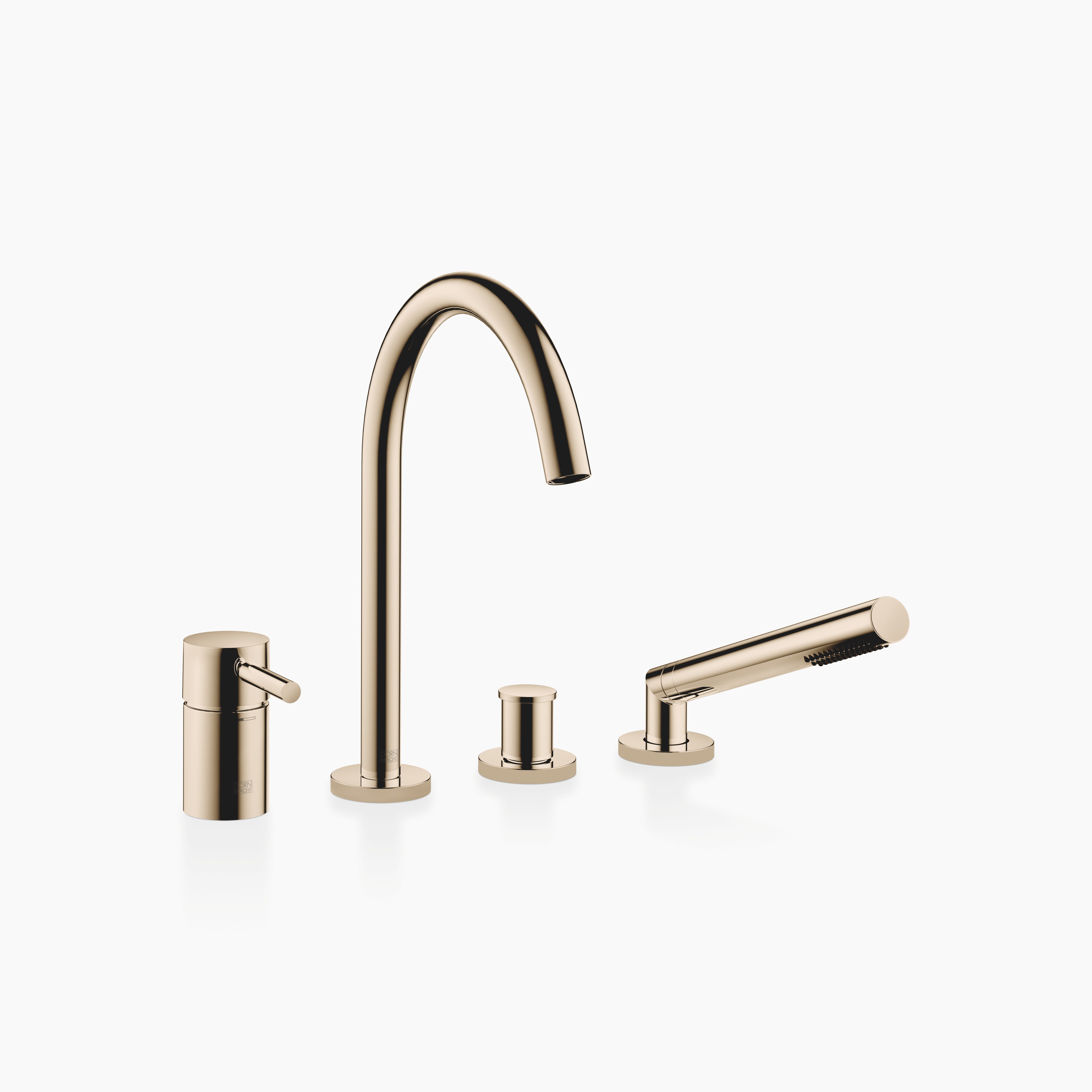 Meta Bath Shower Set For Bath Rim Or Tile Edge Installation Chrome