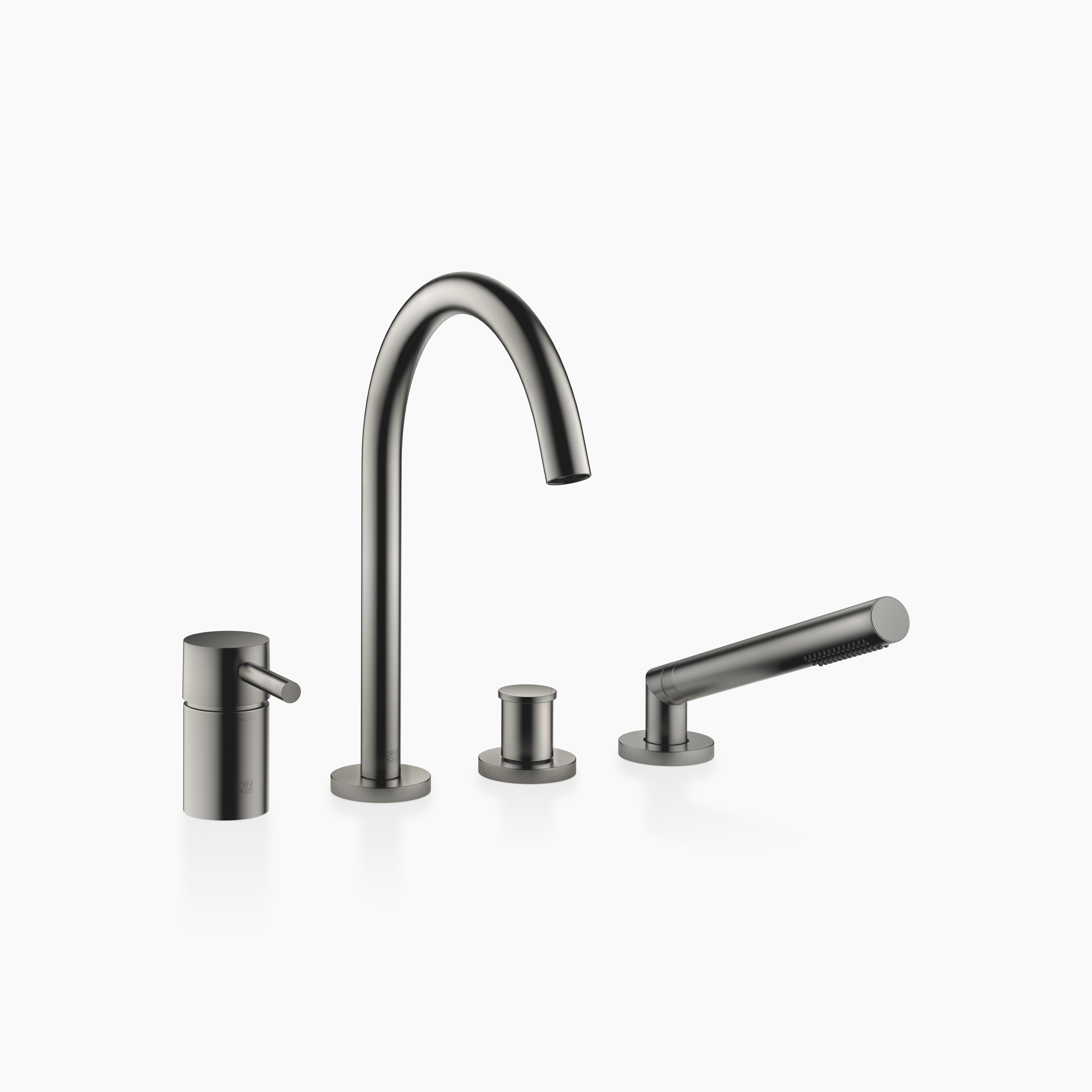 Meta Bath Shower Set For Bath Rim Or Tile Edge Installation Chrome