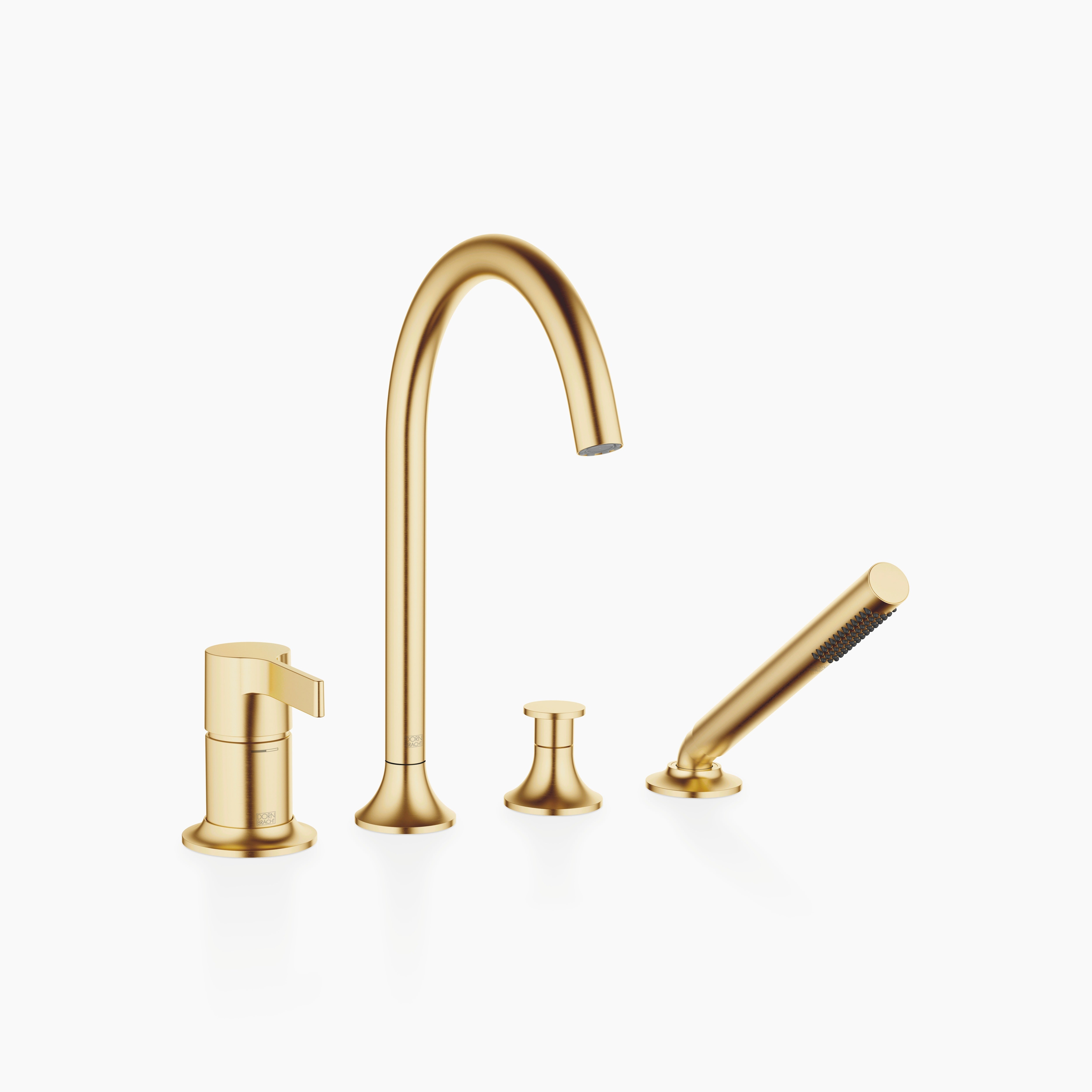 Vaia Bath Shower Set For Bath Rim Or Tile Edge Installation Chrome