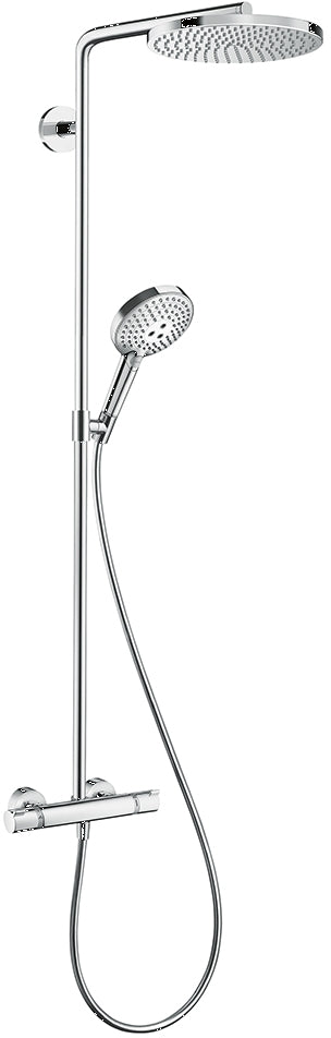 Raindance Select S Showerpipe 240 1jet PowderRain with thermostatic shower mixer