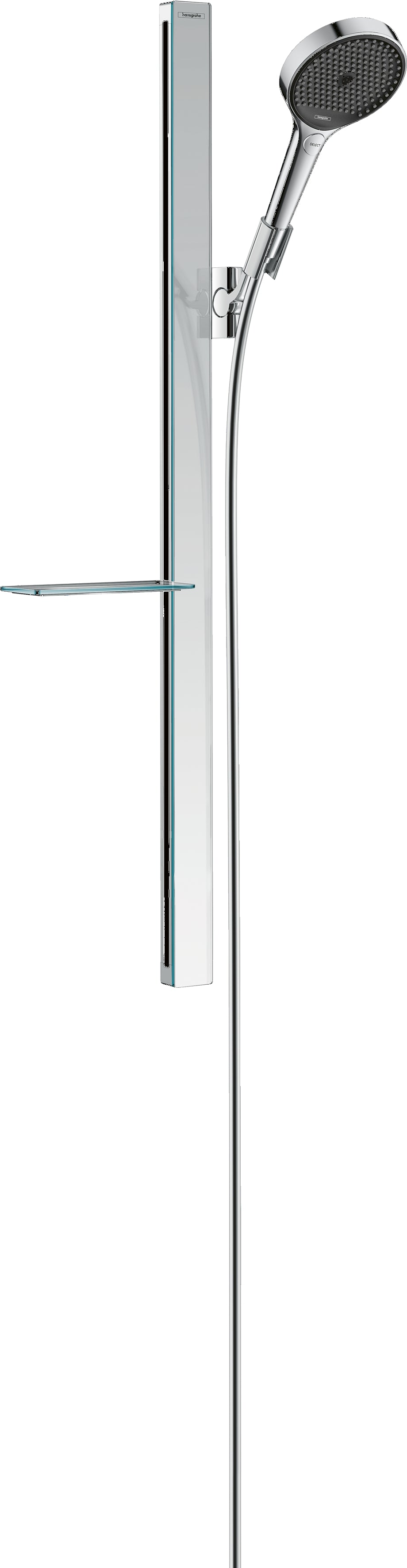 Rainfinity Shower set 130 3jet EcoSmart with shower bar 90 cm and shelf