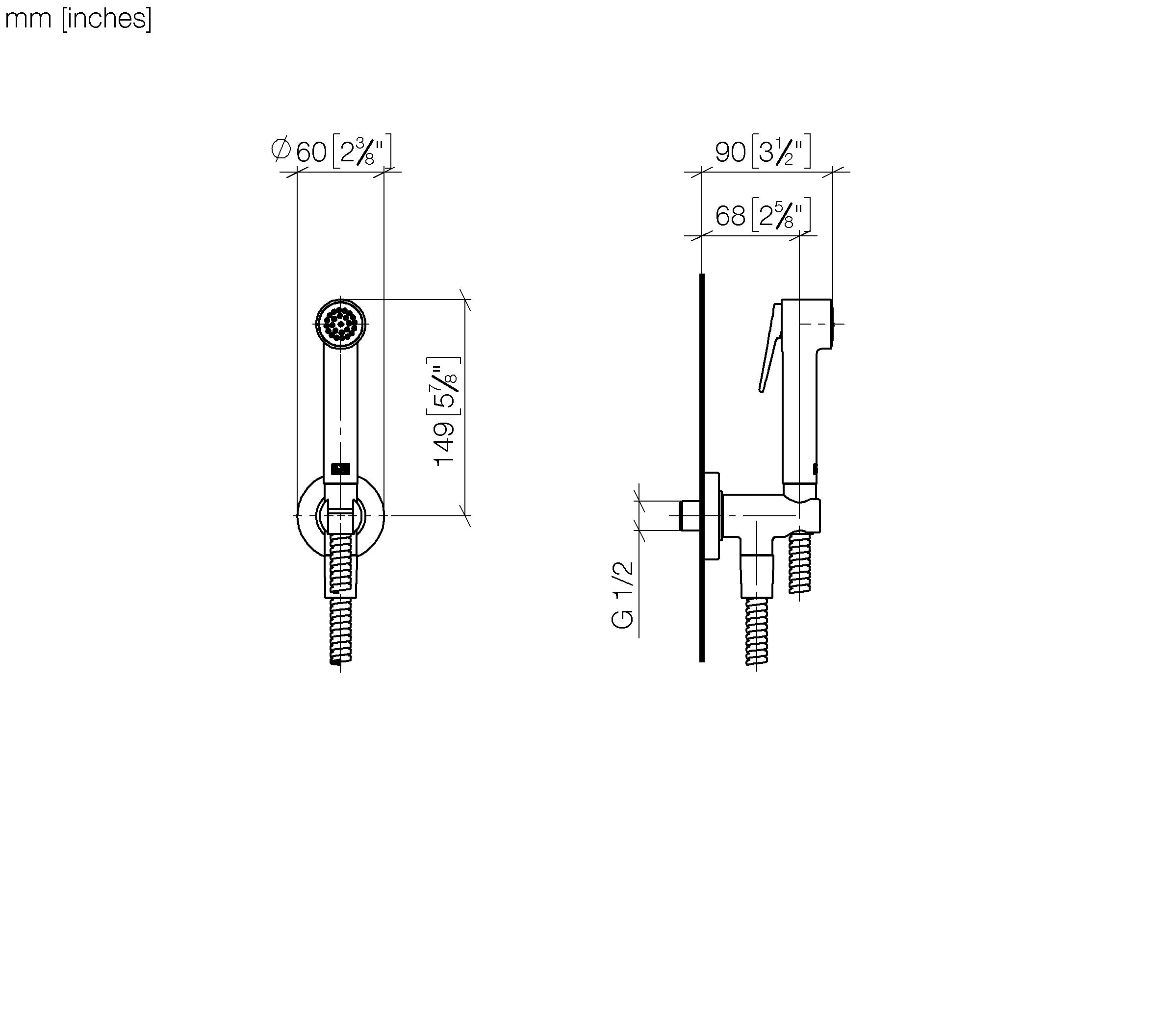 Bidet Spray Chrome II