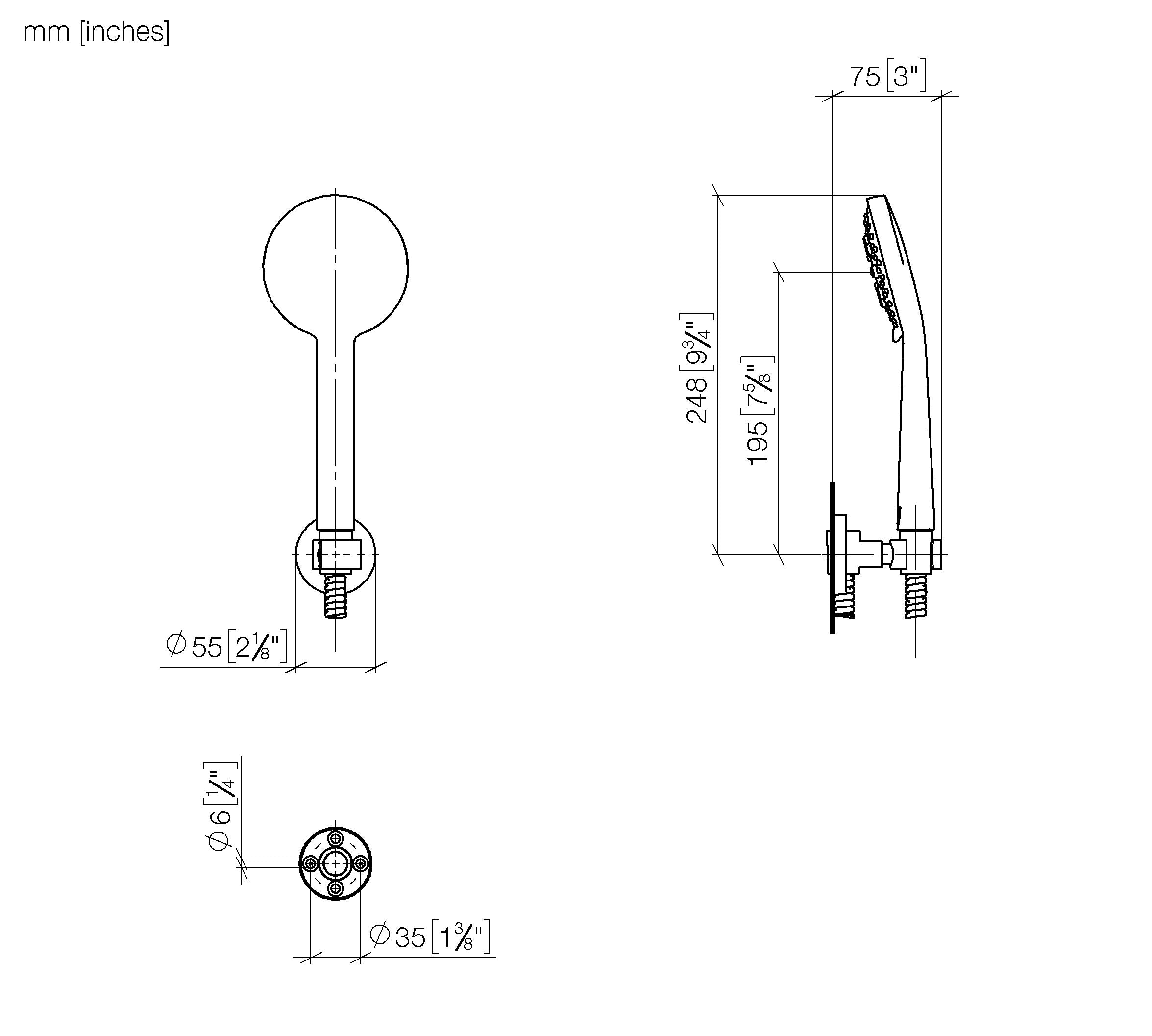 Hand Shower Set Chrome