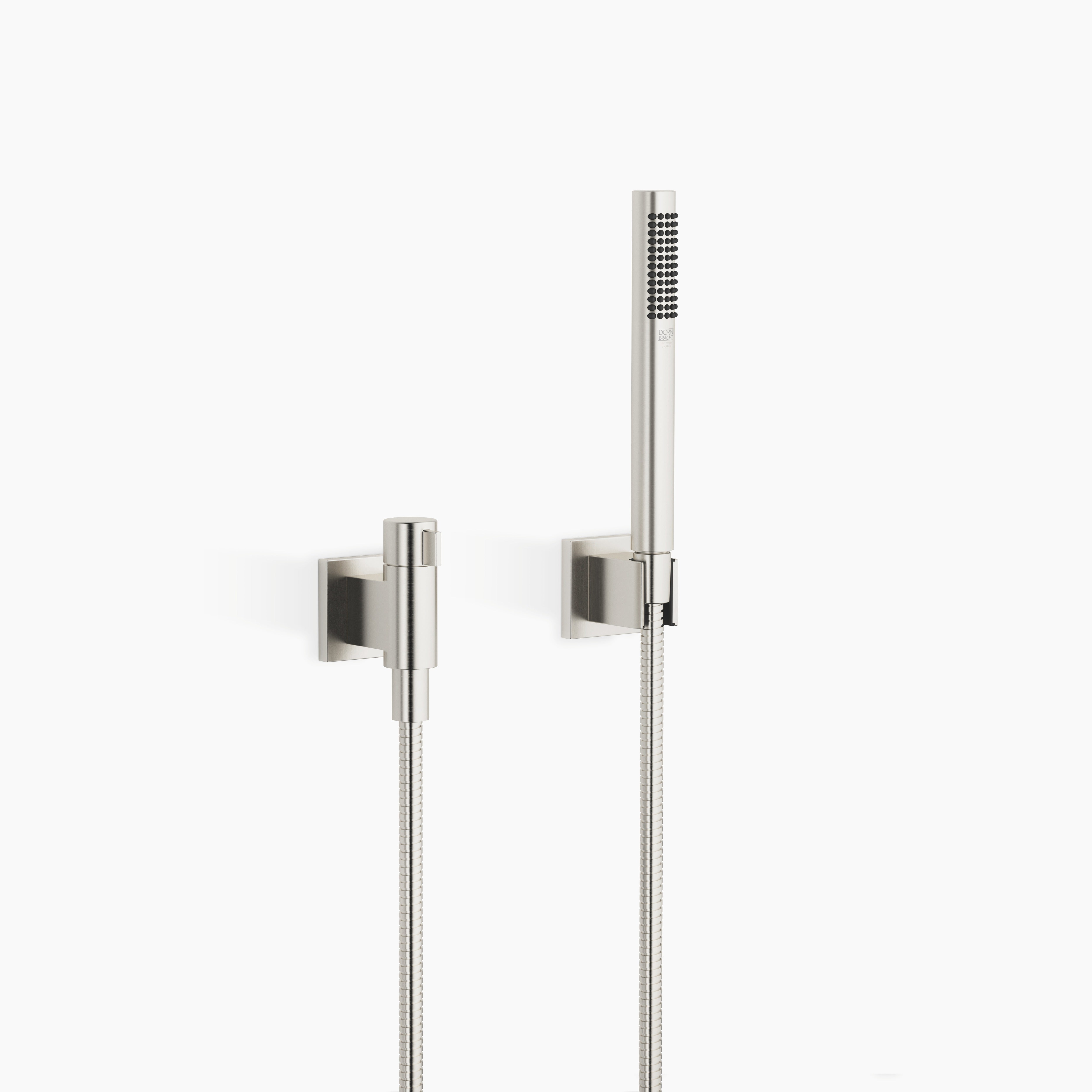 Hand Shower Set With Individual Rosettes With Volume Control Chrome