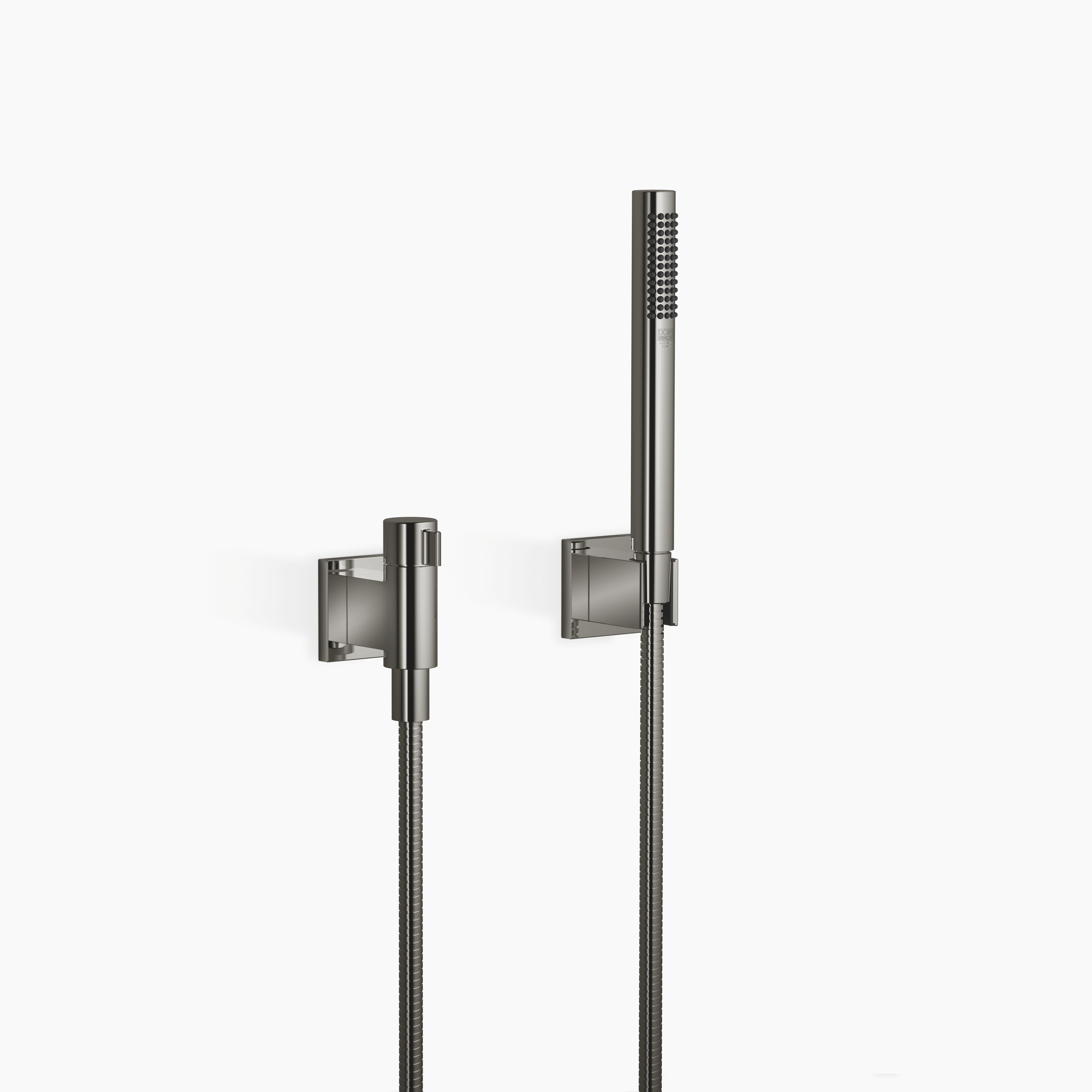Hand Shower Set With Individual Rosettes With Volume Control Chrome