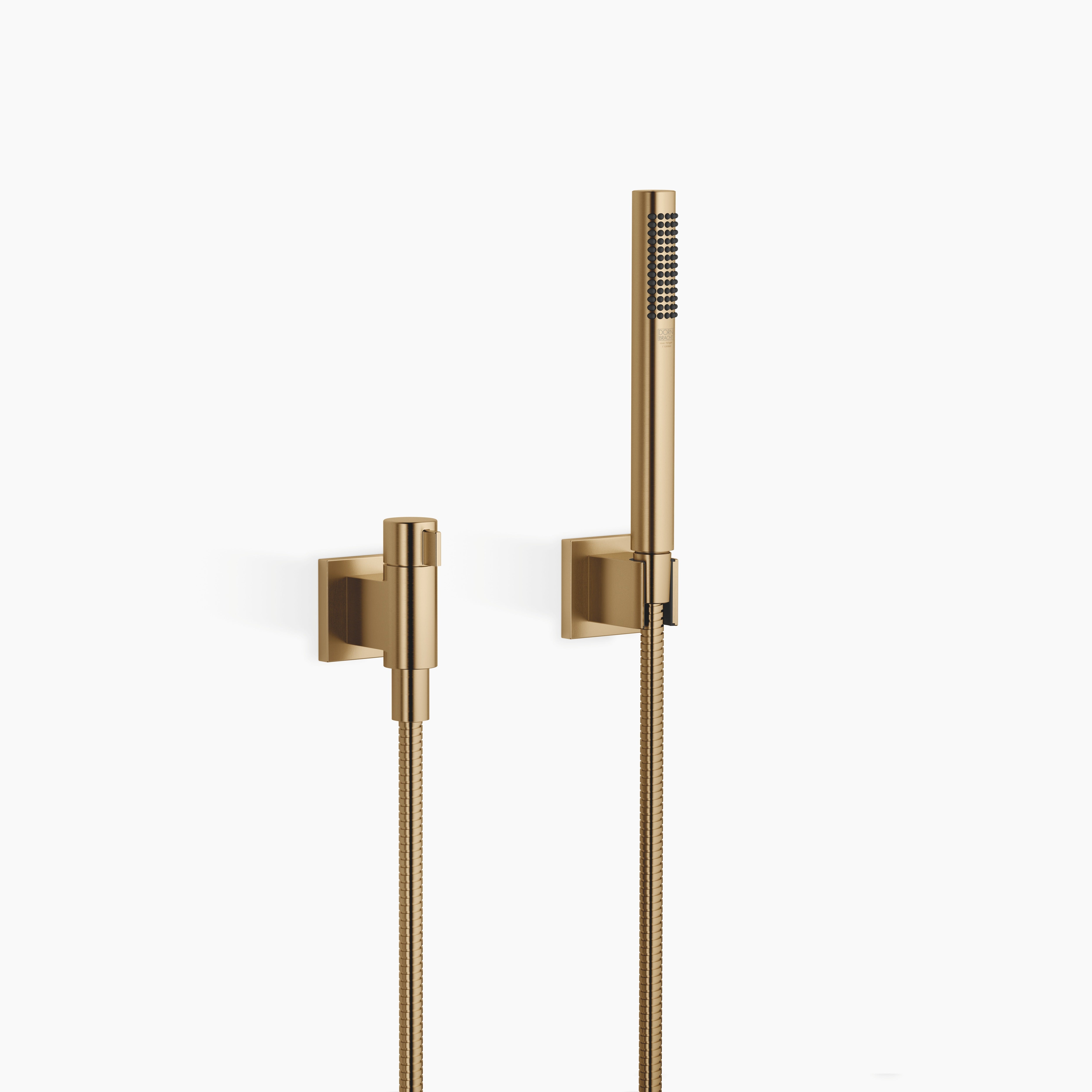 Hand Shower Set With Individual Rosettes With Volume Control Chrome