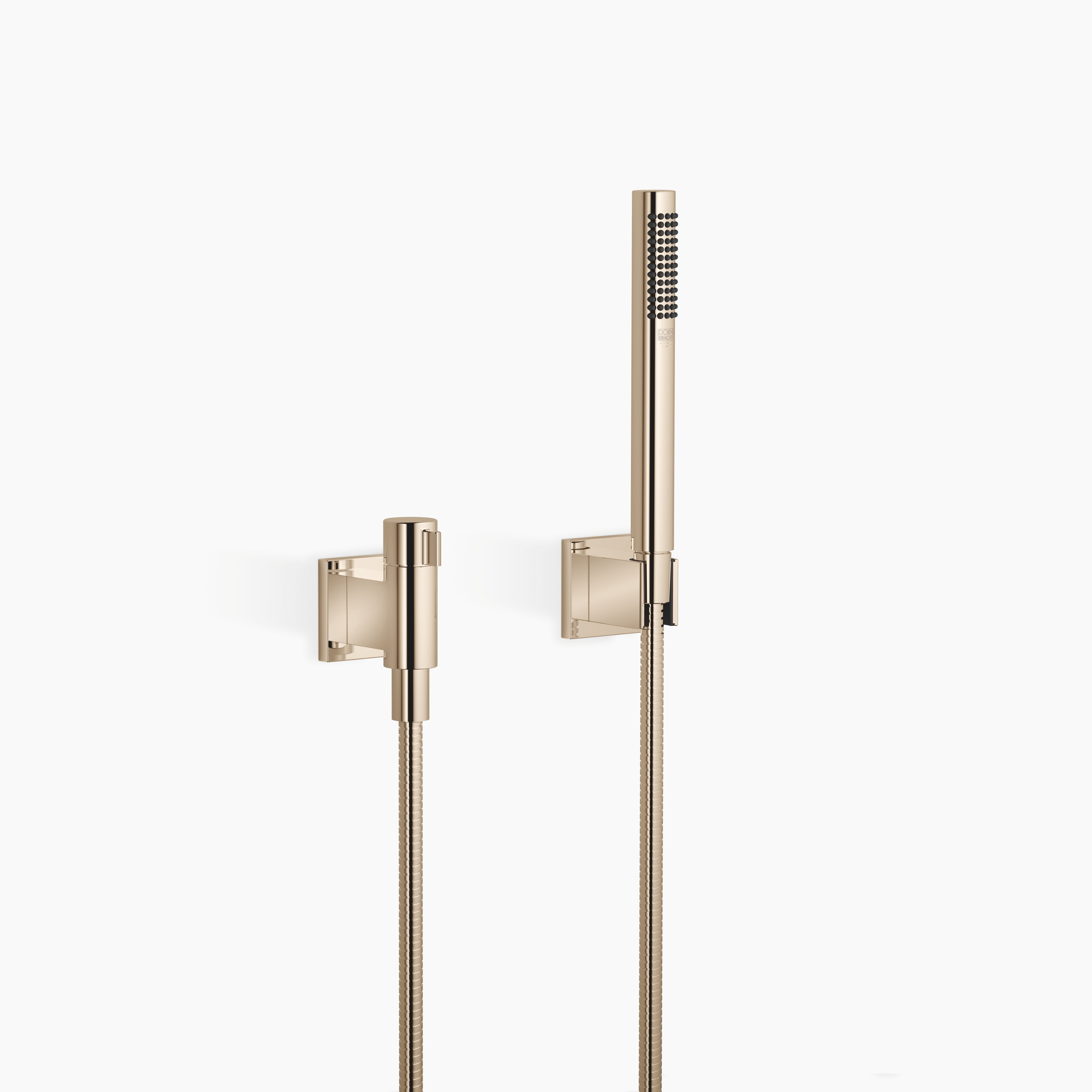 Hand Shower Set With Individual Rosettes With Volume Control Chrome