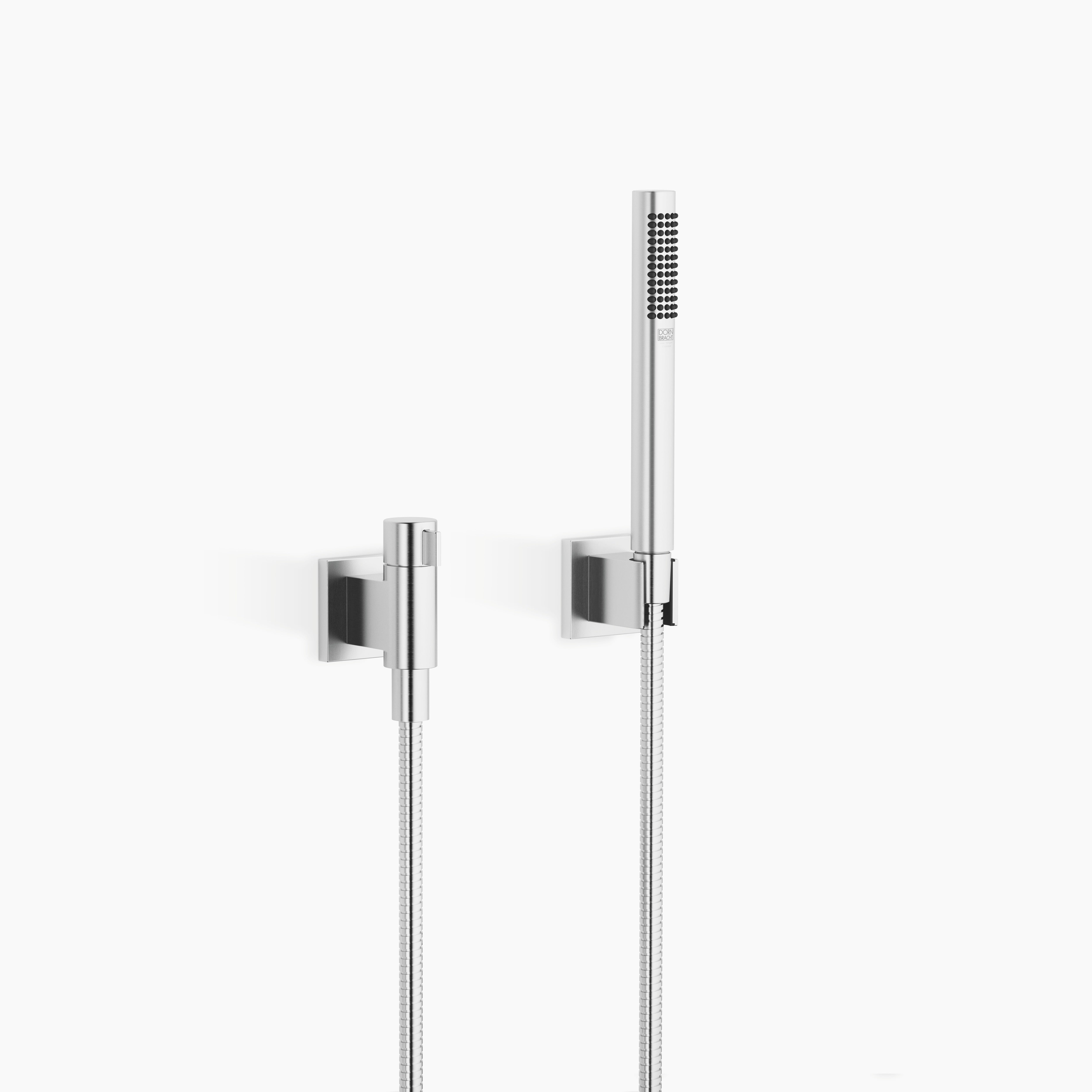 Hand Shower Set With Individual Rosettes With Volume Control Chrome