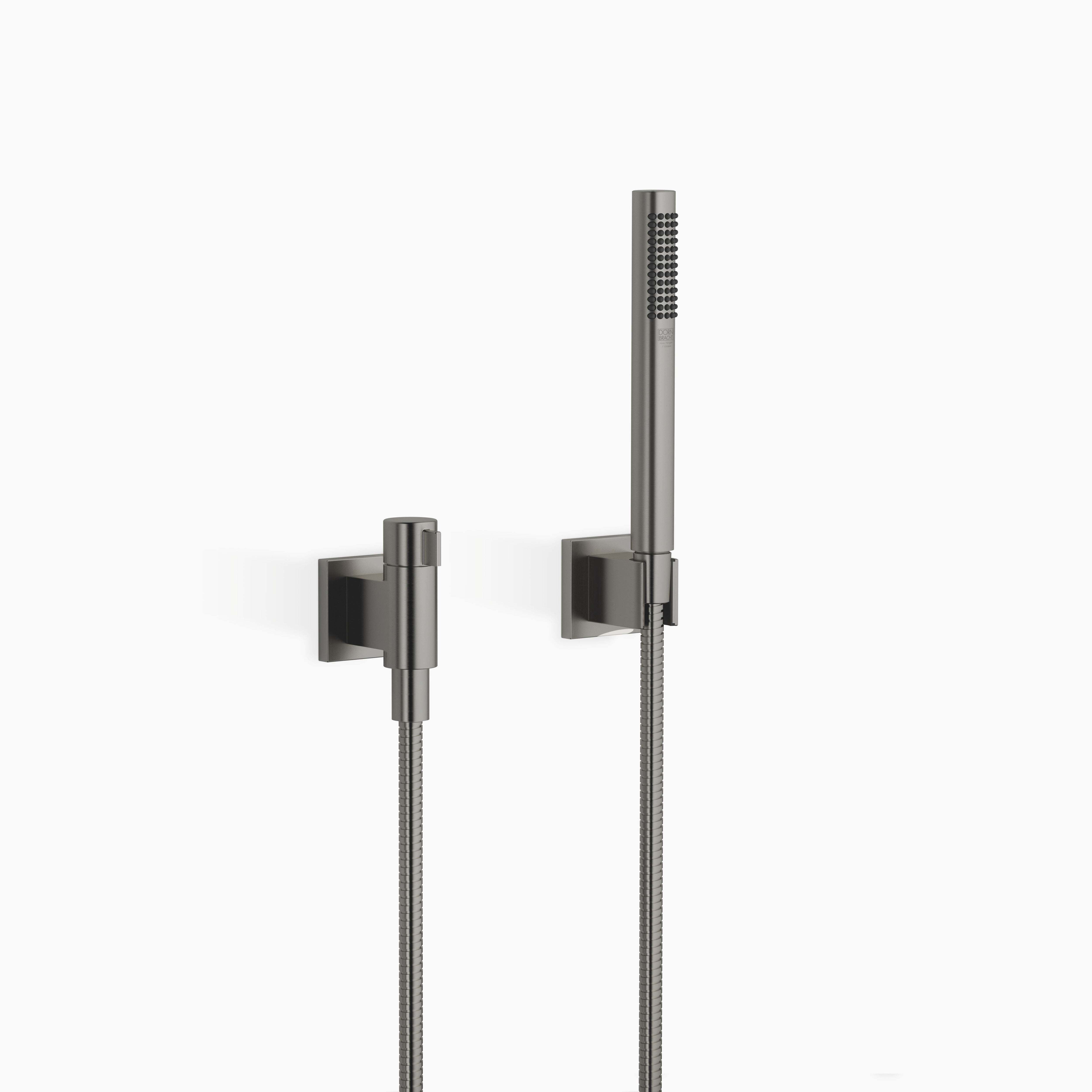 Hand Shower Set With Individual Rosettes With Volume Control Chrome