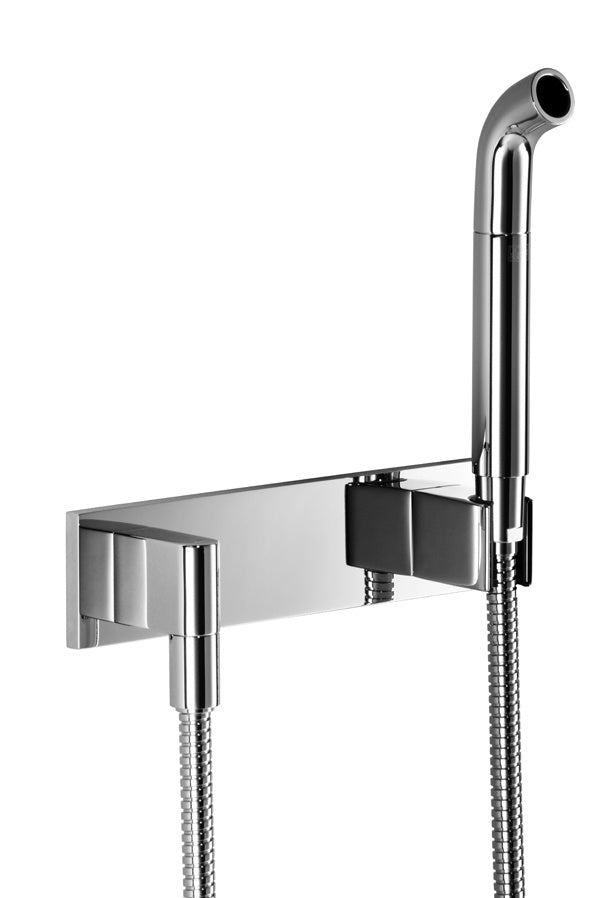 Affusion Pipe With Cover Plate Chrome