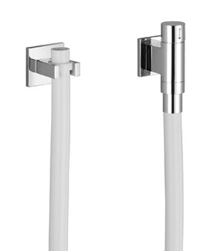 Water Tube Kneipp Wall Elbow With Hose Holder With Individual Rosettes Flowreduce Chrome