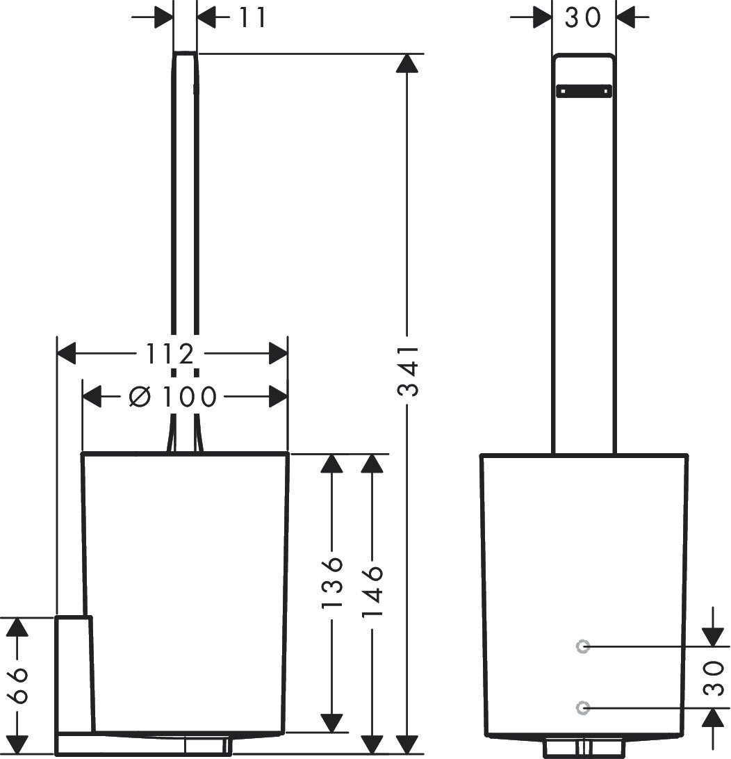 WallStoris Toilet brush holder