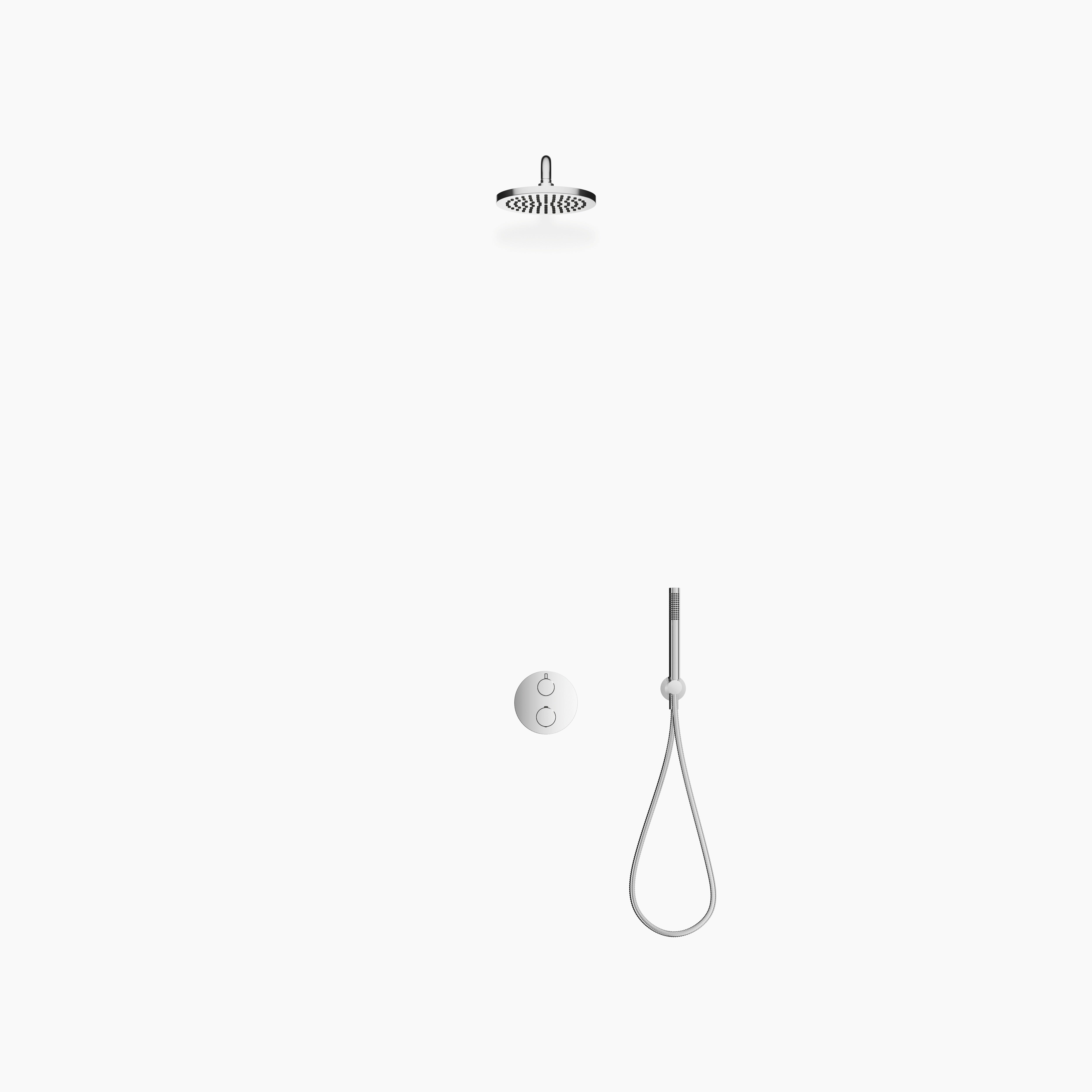 Shower Set With Rain Shower Chrome