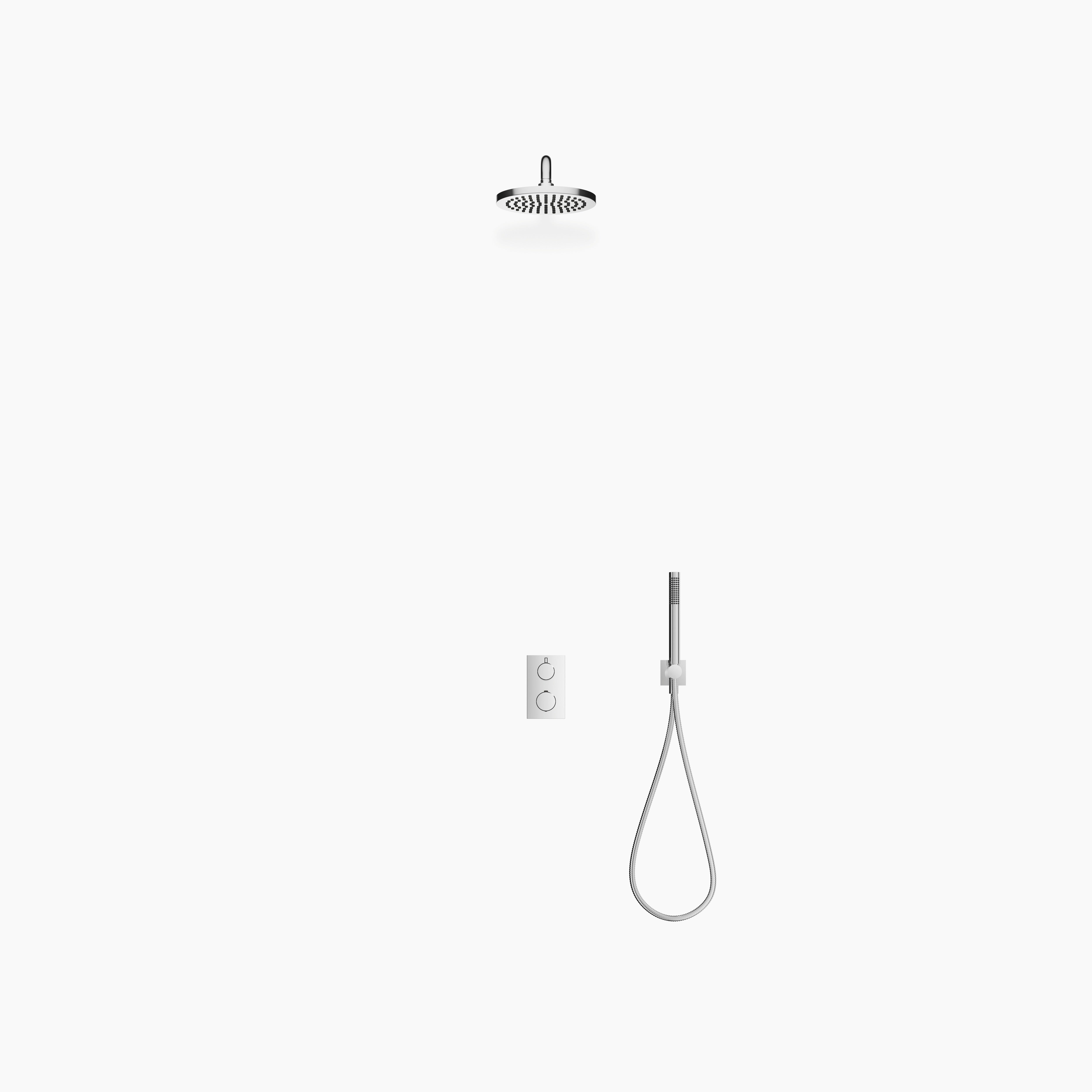 Shower Set With Rain Shower Chrome II
