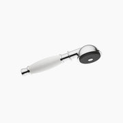 Madison Metal Hand Shower With Porcelain Insert White Chrome