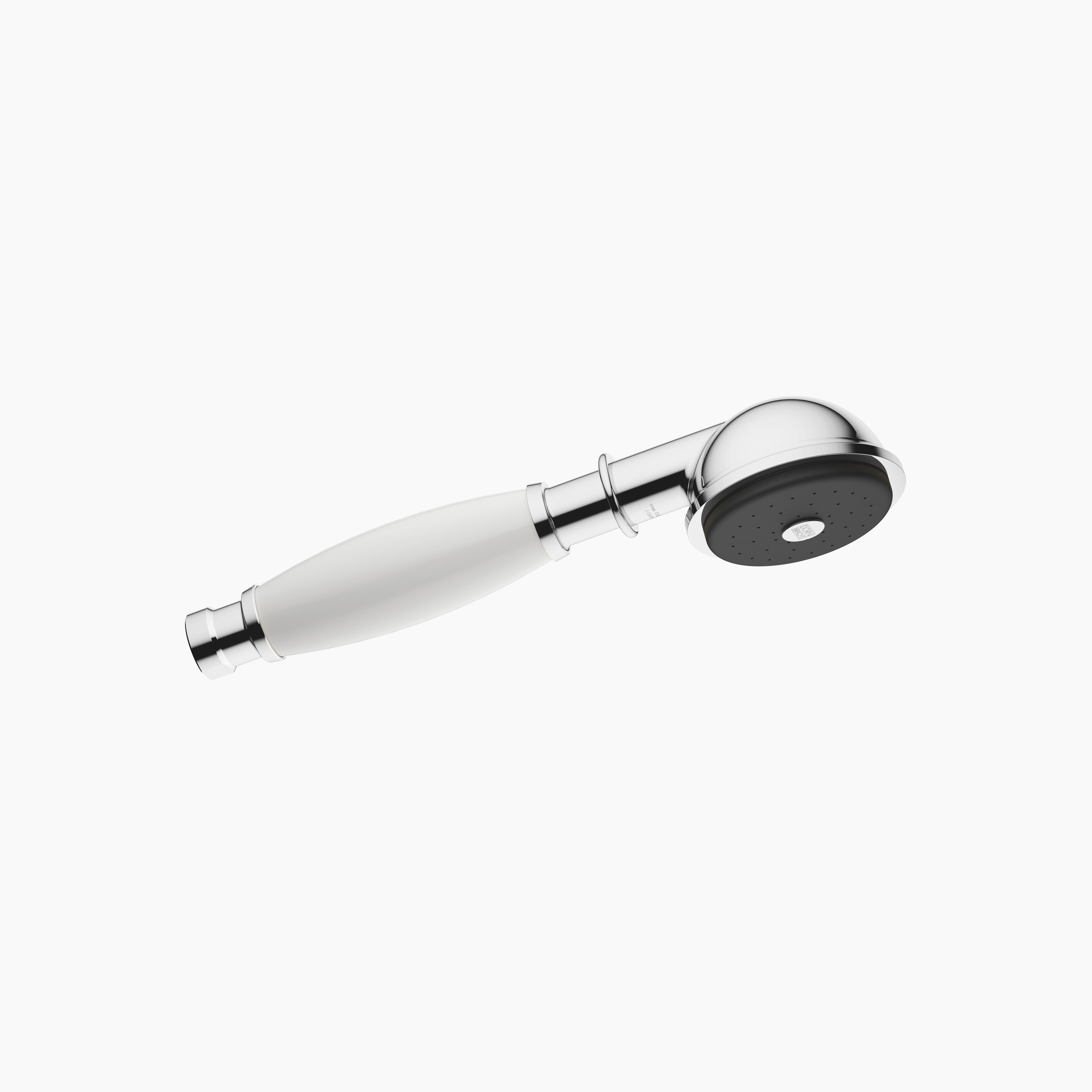Madison Metal Hand Shower With Porcelain Insert White Chrome