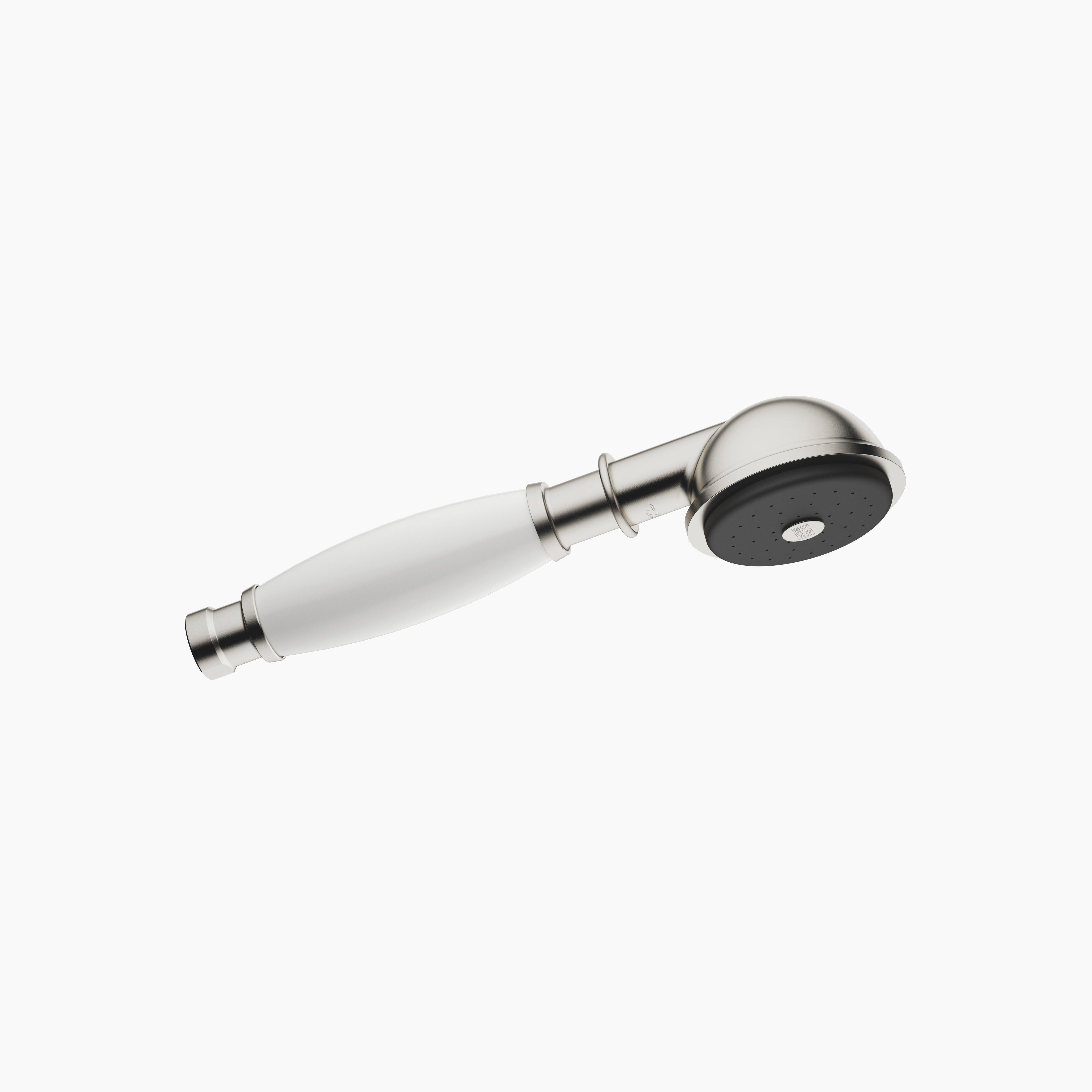 Madison Metal Hand Shower With Porcelain Insert White Chrome